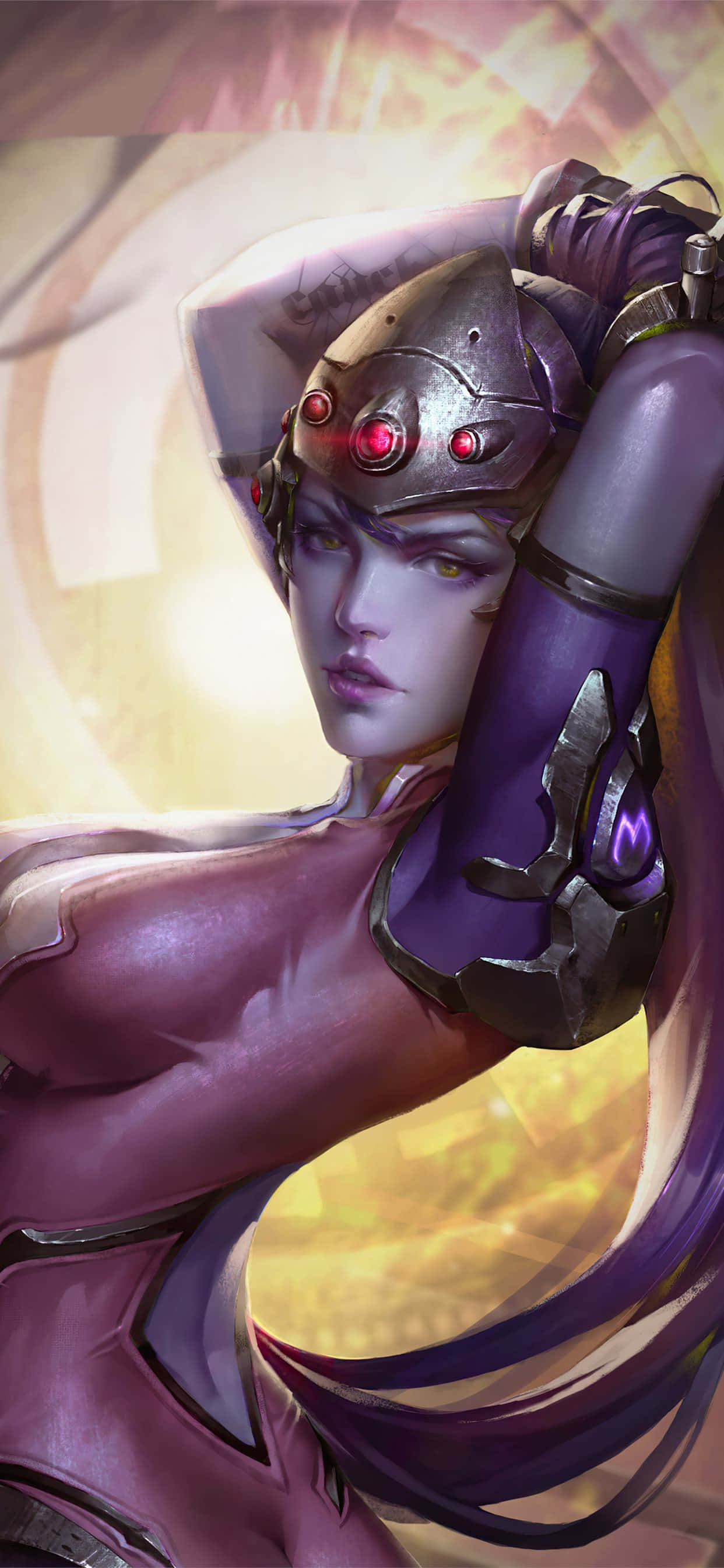 iPhone Xs Max Overwatch Duvar Kağıdı Widowmaker Sıcak Poz Duvar Kağıdı