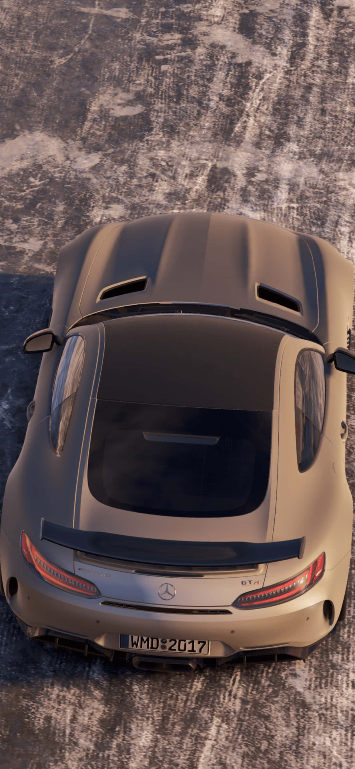 iPhone XS Max Proje Arabaları 2 Mat Mercedes-AMG AMG GT Arka Planı Duvar Kağıdı