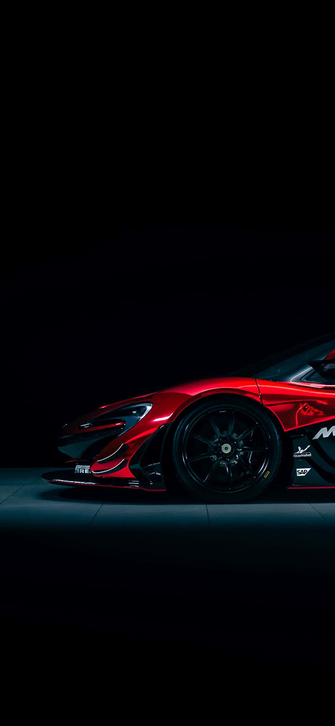 iPhone XS Max Project Cars 2 Kırmızı McLaren P1 GTR Arka Planı Duvar Kağıdı
