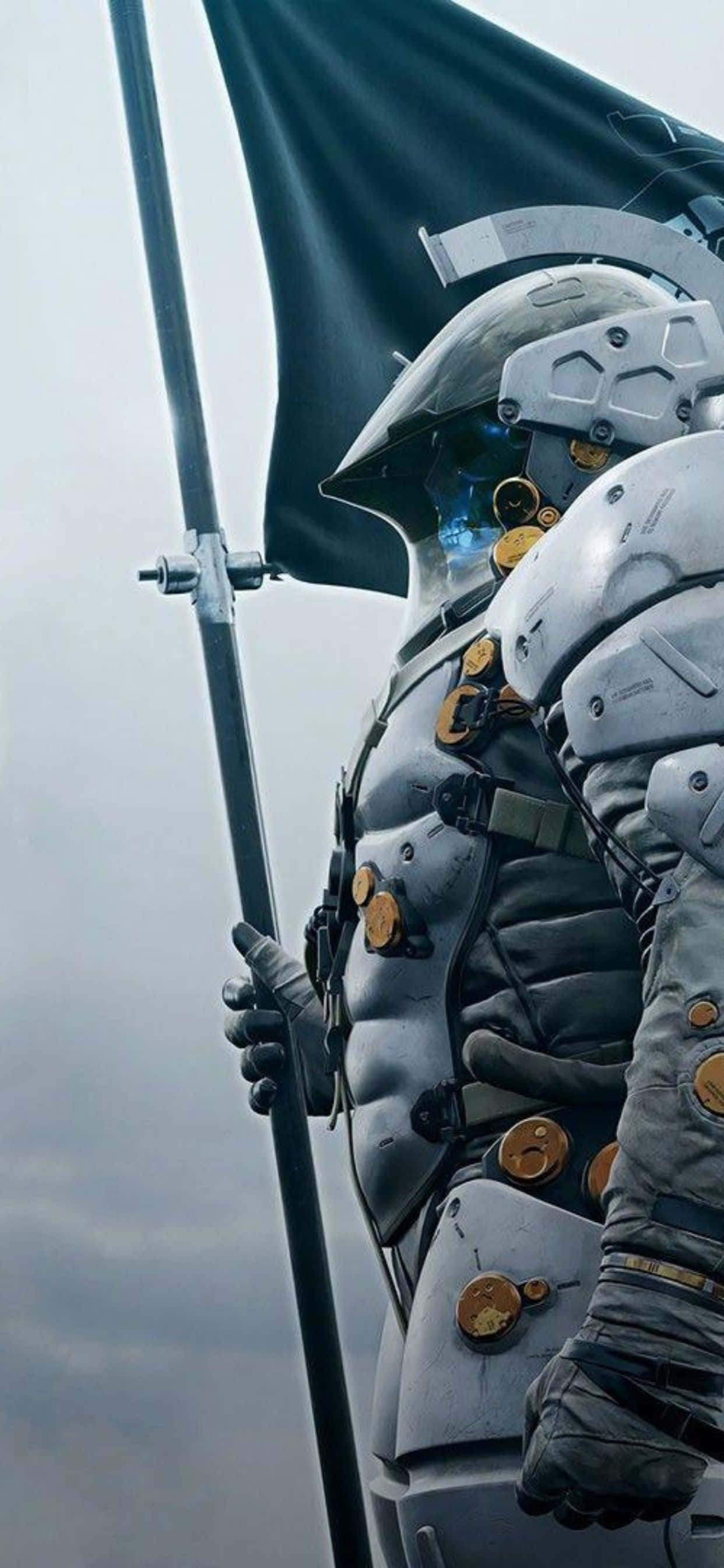 iPhone Xs Max'te Death Stranding dünyasına hoş geldiniz Duvar Kağıdı