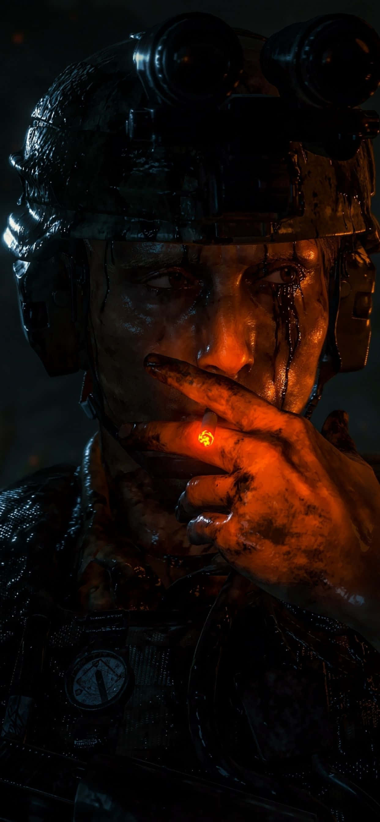 iPhone Xs Max'te Death Stranding Oynayın Duvar Kağıdı
