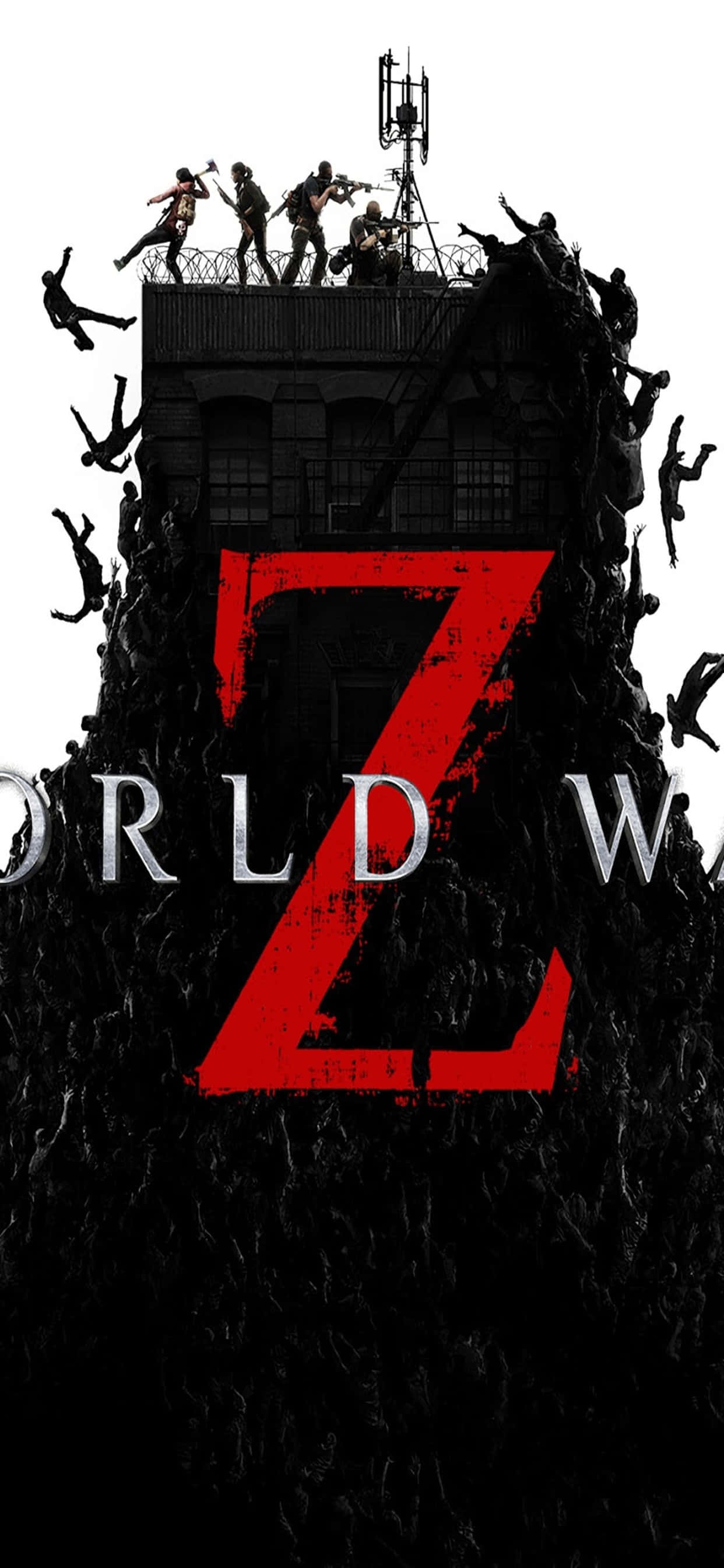 iPhone Xs Max'te Dramatik World War Z Sahnesi Duvar Kağıdı