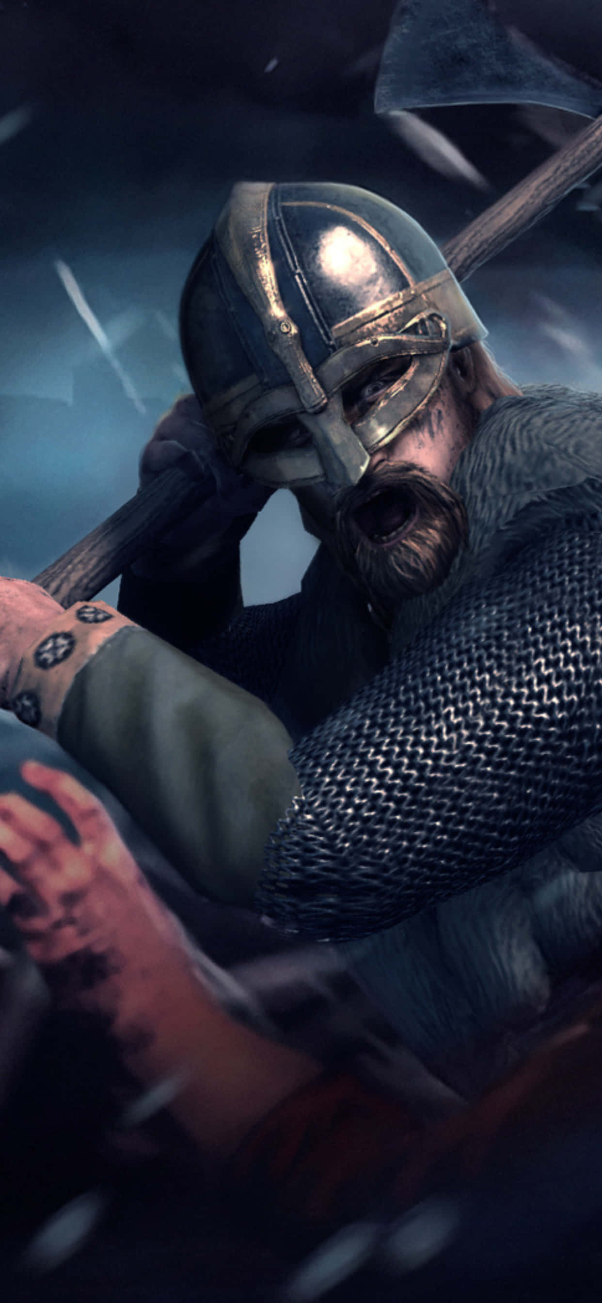 iPhone XS Max Total War Attila Acımasız Şövalye Arka Planı Duvar Kağıdı