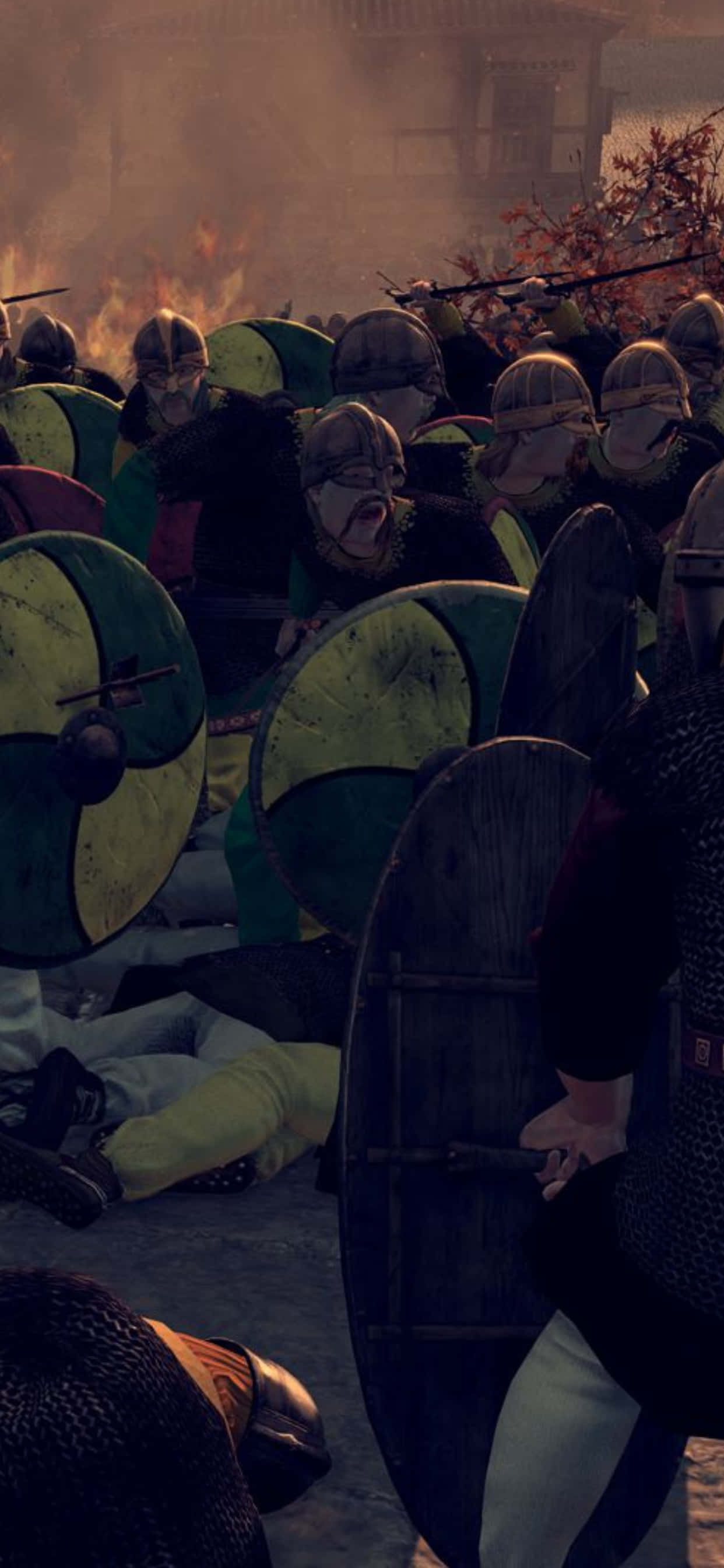 iPhone XS Max Total War Attila Savaş Alanı Arka Planı Duvar Kağıdı