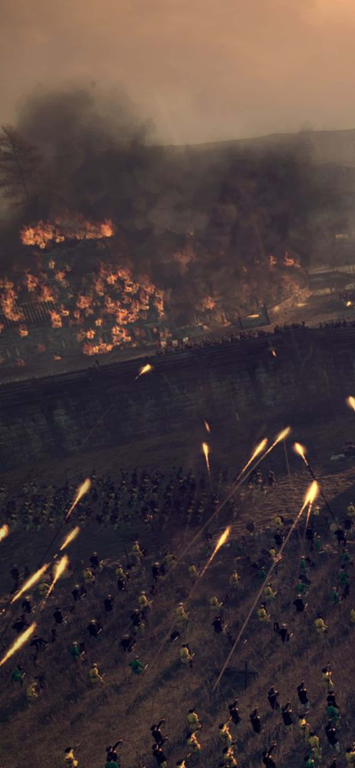 iPhone XS Max Total War Attila Savaş Alanı Arka Planı Duvar Kağıdı