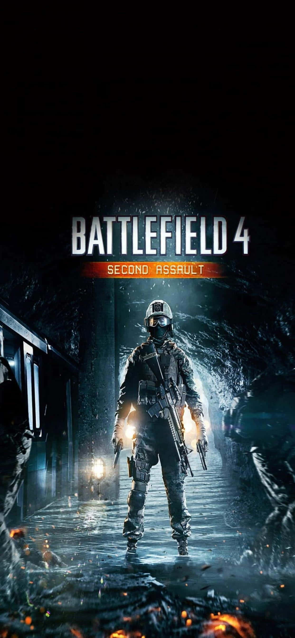 iPhone Xs Max ve Battlefield 4 ile saatlerce mobil oyun keyfi yaşayın Duvar Kağıdı