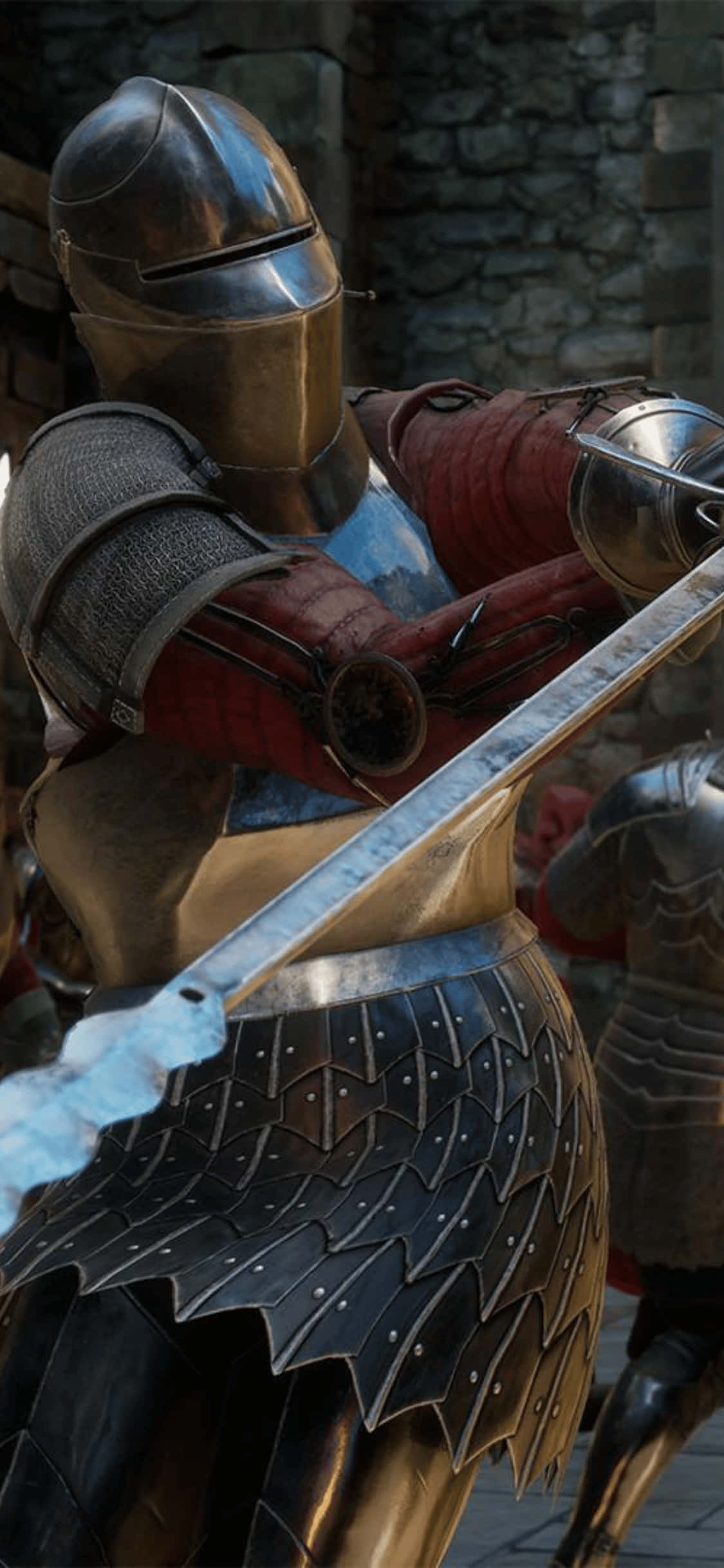 iPhone Xs Mordhau Arka Planı Savaşçı Fikri Duvar Kağıdı