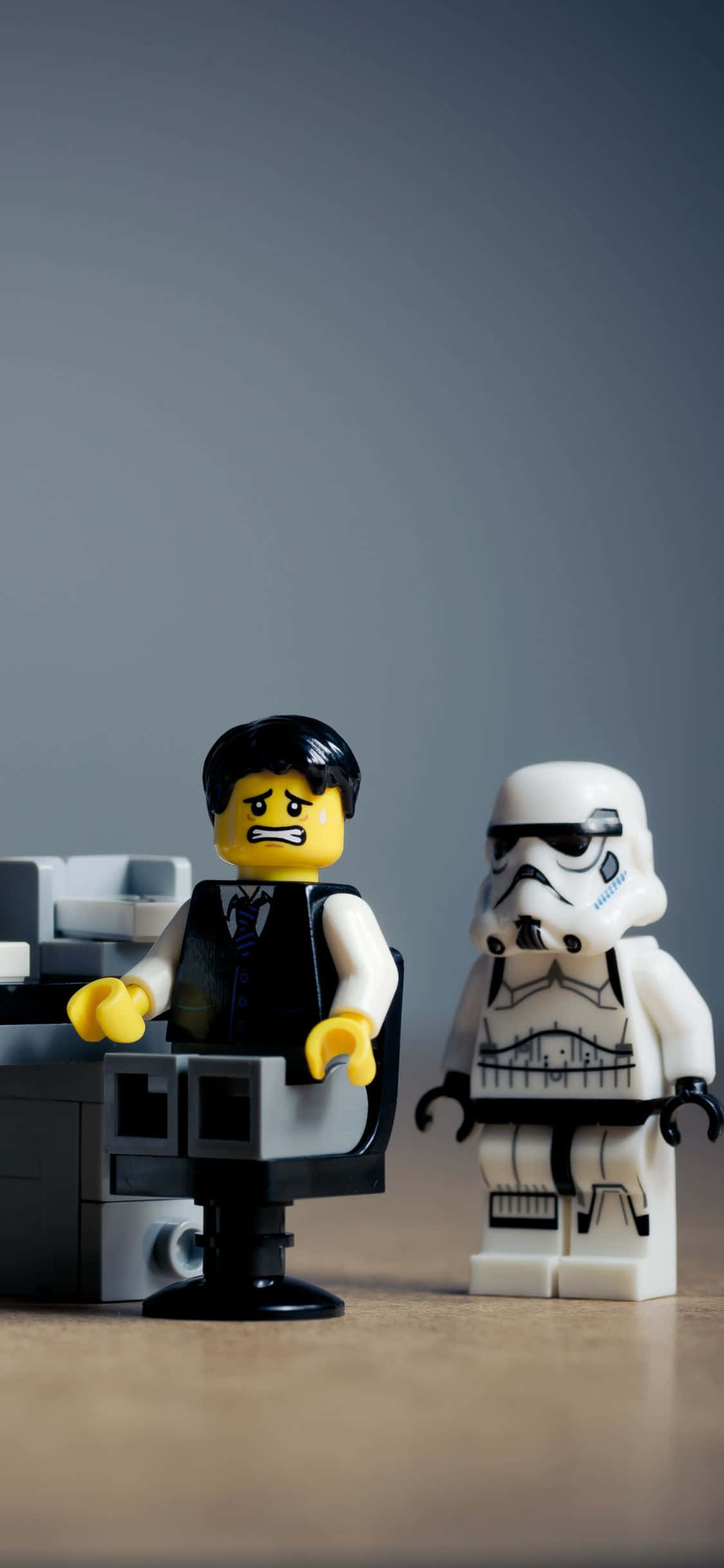 iPhone XS Ofis Lego Arka Planı Duvar Kağıdı