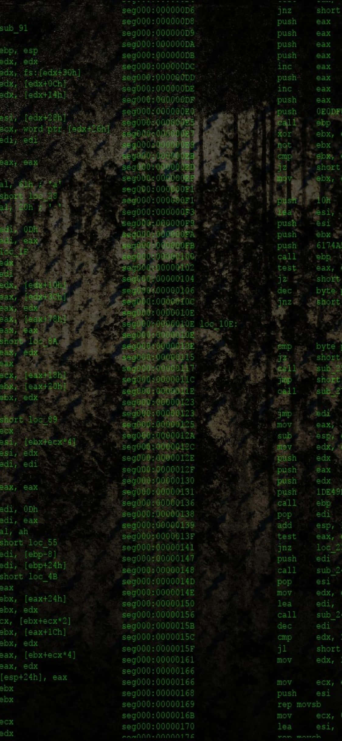 iPhone Xs Programlama Arka Planı Kesintisiz Kod Duvar Kağıdı