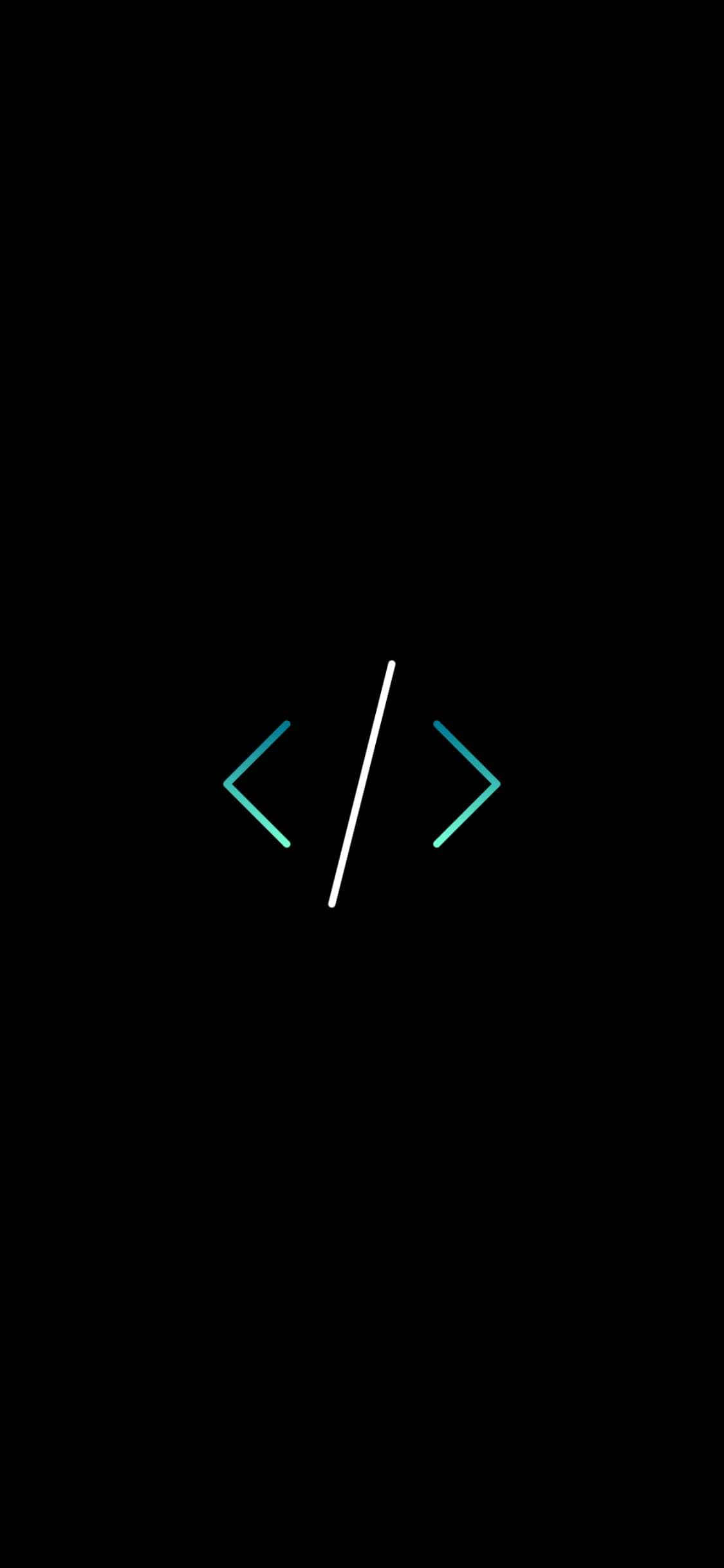 iPhone Xs Programlama Arka Planı Minimal Kodlama Duvar Kağıdı
