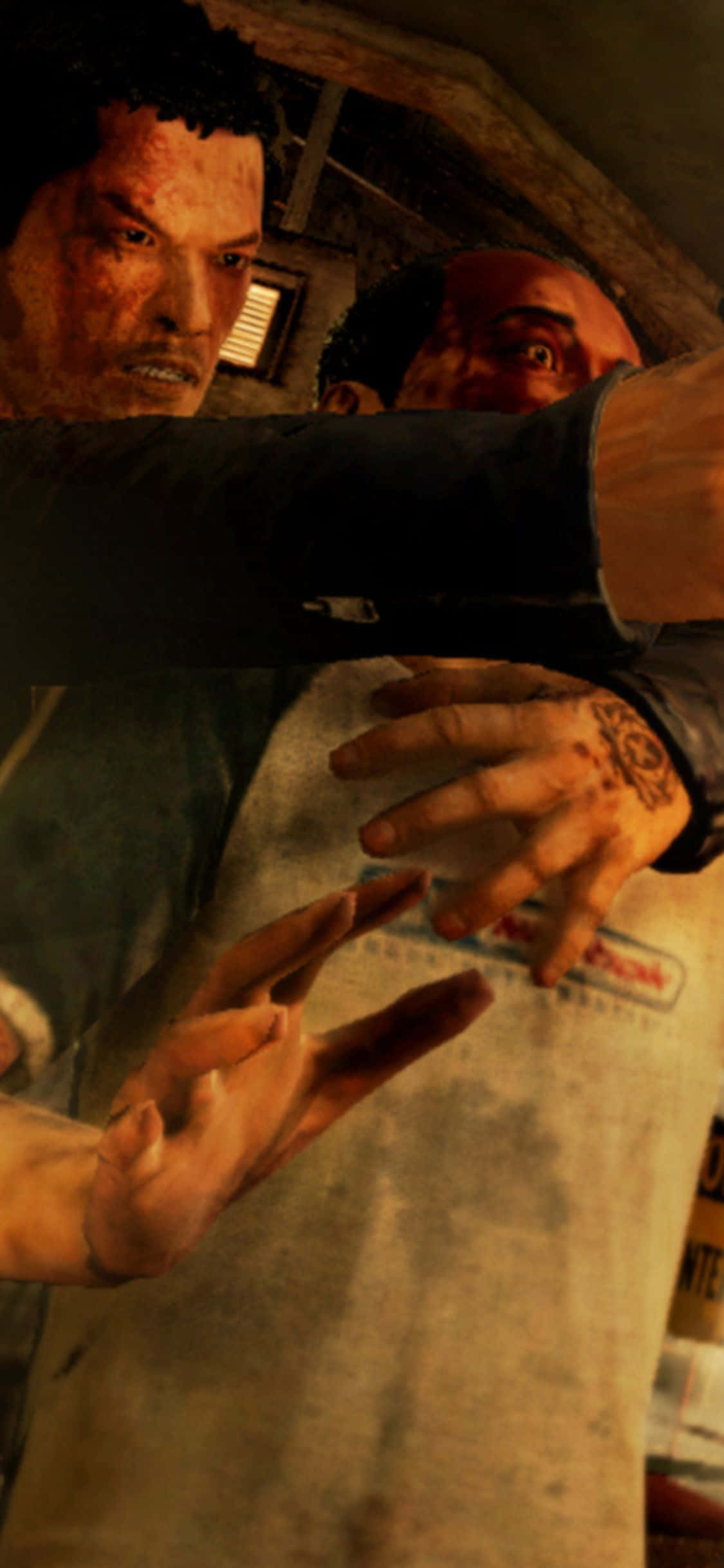 iPhone Xs Sleeping Dogs Wei Triad Kalkanı Arka Planı Duvar Kağıdı