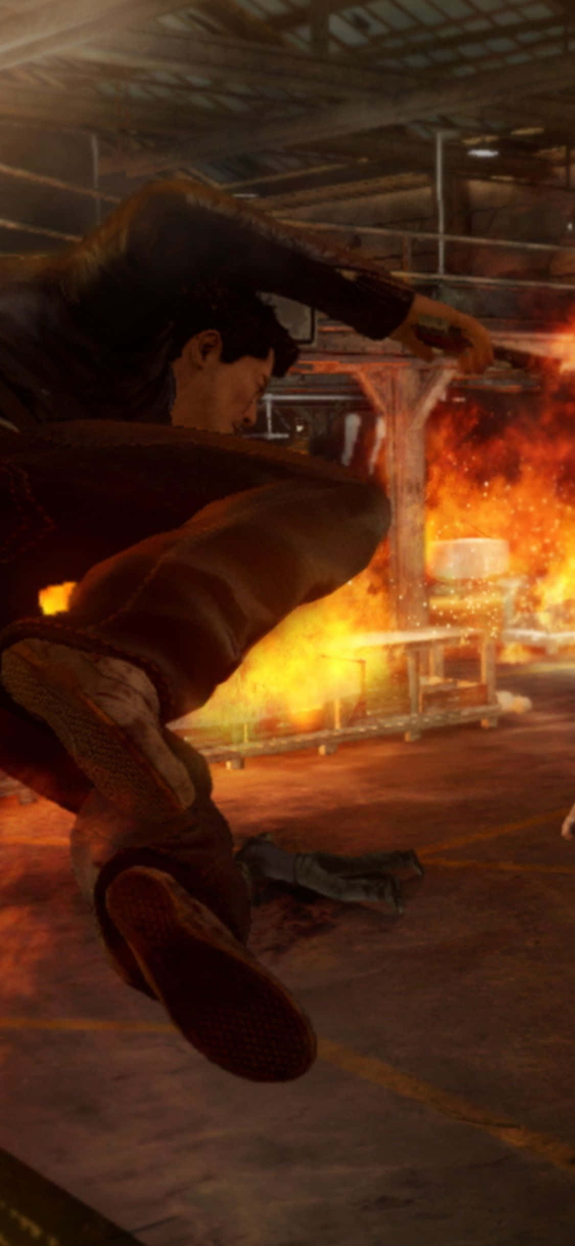 iPhone Xs Sleeping Dogs Payback Depo Arka Planı Duvar Kağıdı