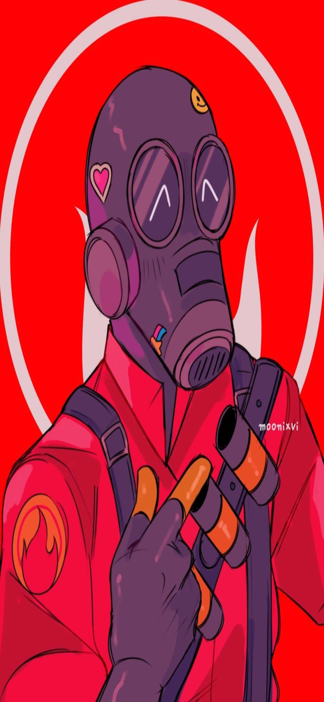 iPhone Xs'te Güçlü Oyun Deneyimi - Team Fortress 2 Arka Planı Duvar Kağıdı