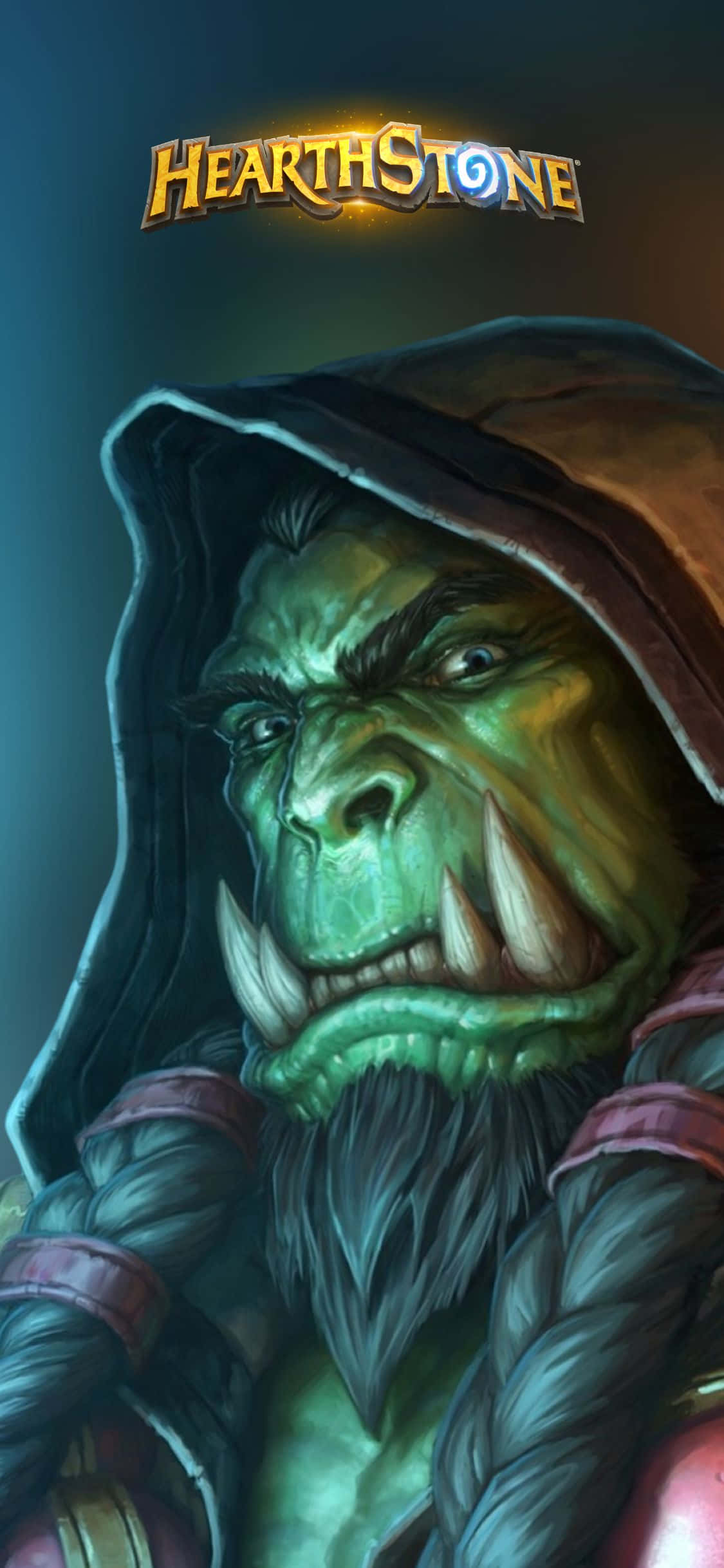 iPhone Xs'te Hearthstone'da Savaşın Duvar Kağıdı