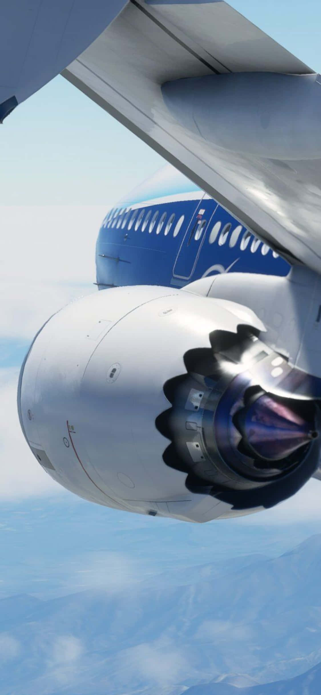 iPhone XS'te Microsoft Flight Simulator ile Gökyüzünü Keşfedin Duvar Kağıdı