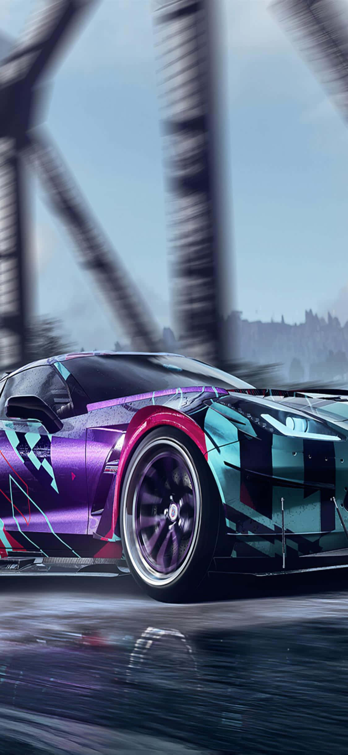 iPhone Xs'te Need For Speed Heat ile İçinizdeki Hız Tutkununu Serbest Bırakın Duvar Kağıdı