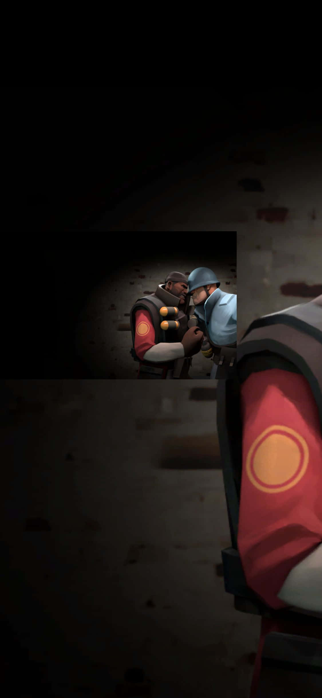 iPhone Xs'te Team Fortress 2 Oynayın Duvar Kağıdı