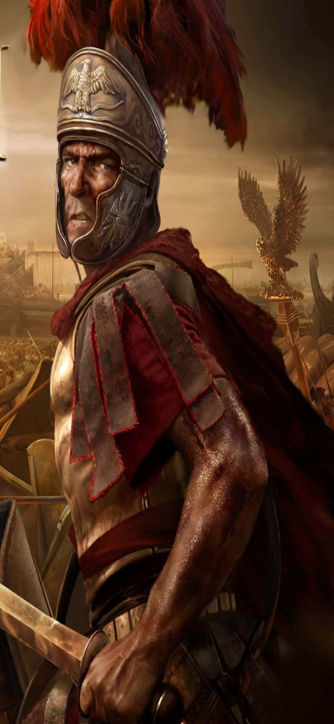 iPhone Xs'te Total War Rome 2'de Destansı Savaşlar Vermek Duvar Kağıdı