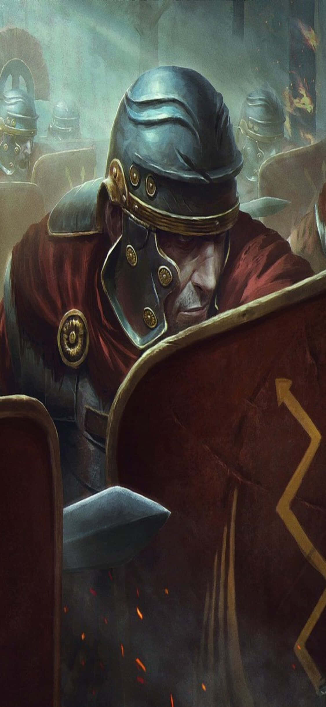 iPhone Xs'te Total War Rome 2'de Devasa Ordulara Komuta Edin Duvar Kağıdı