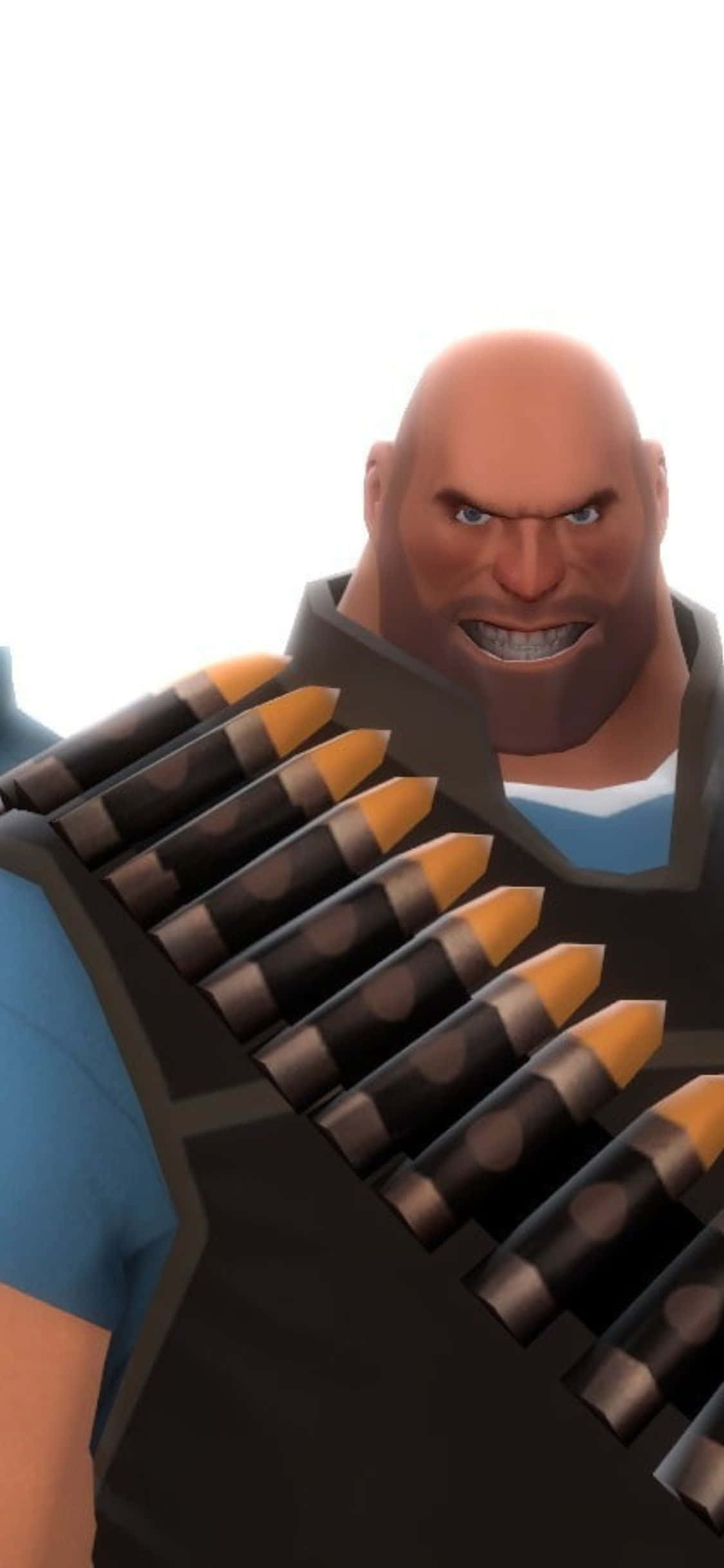 iPhone XS Team Fortress 2 Minimalist Heavy Arka Planı Duvar Kağıdı