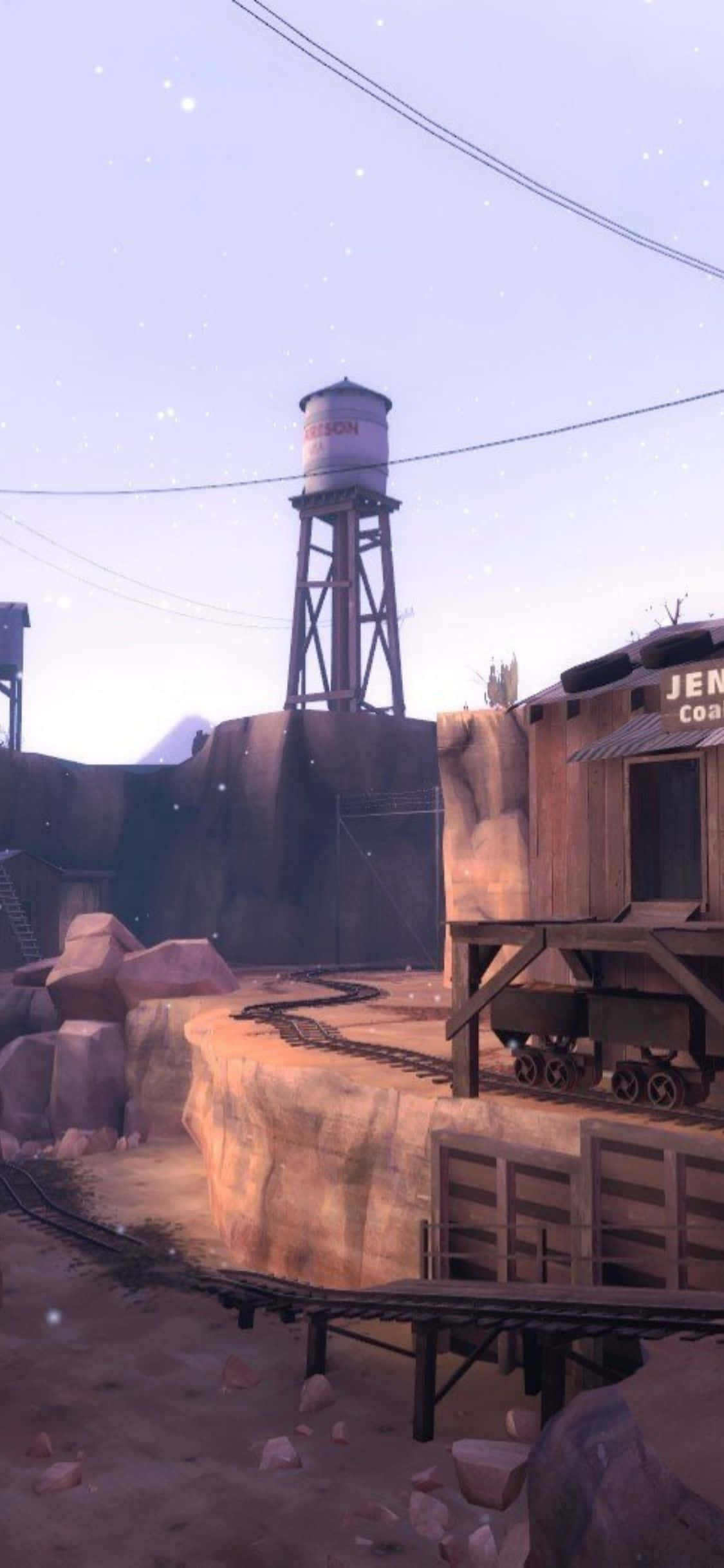 iPhone XS Team Fortress 2 Dustbowl Arka Planı Duvar Kağıdı