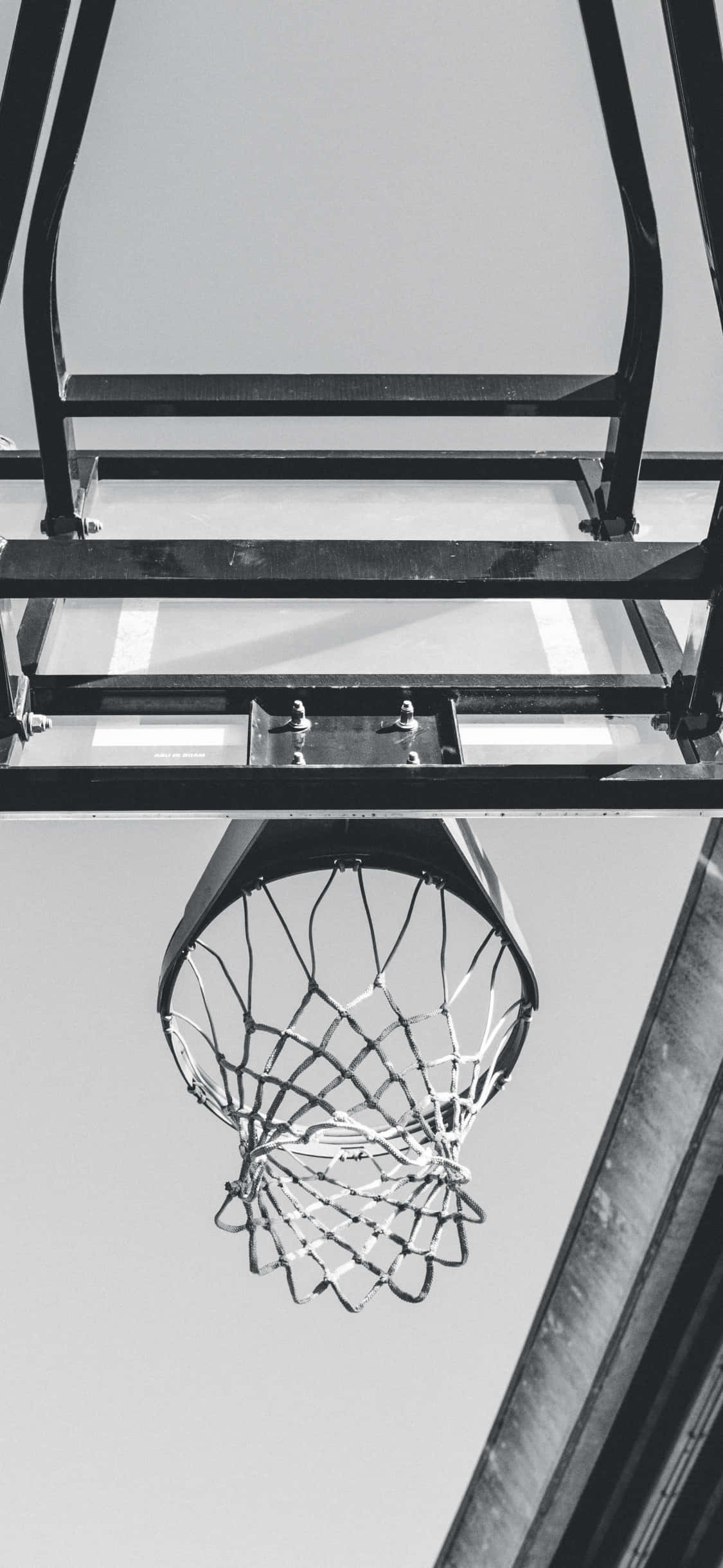 iPhone Xs Temiz Basketbol Arka Planı Duvar Kağıdı