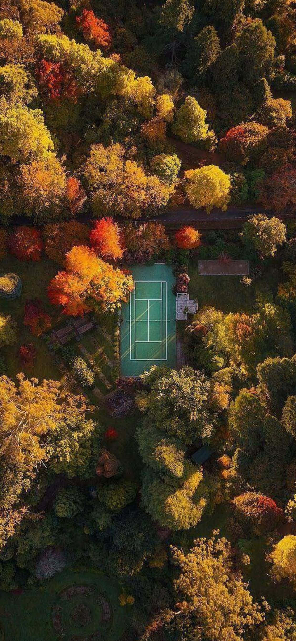 iPhone Xs Tenis Arka Planı Duvar Kağıdı