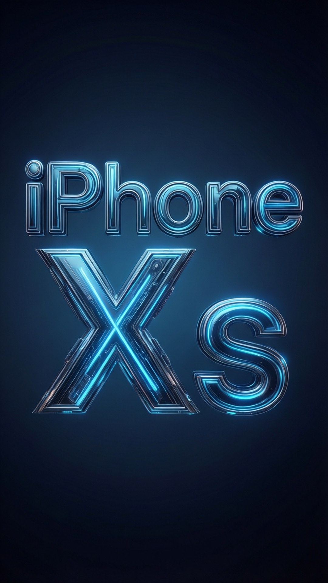 iPhone Xs Tipografi Duvar Kağıdı