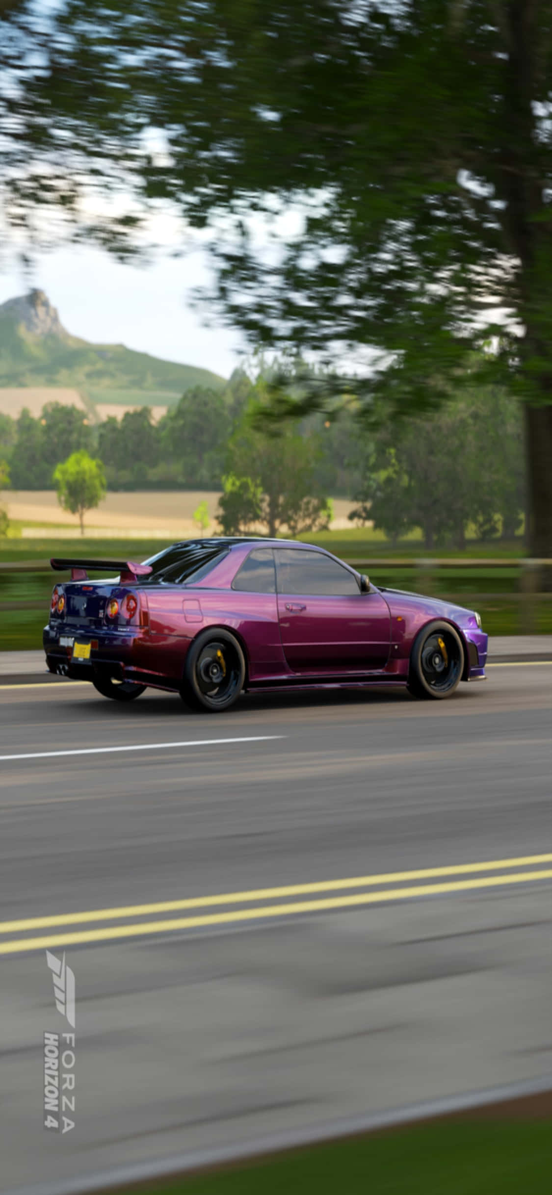 iPhone Xs ve Forza Horizon 4 ile Yarış Heyecanını Yaşayın Duvar Kağıdı