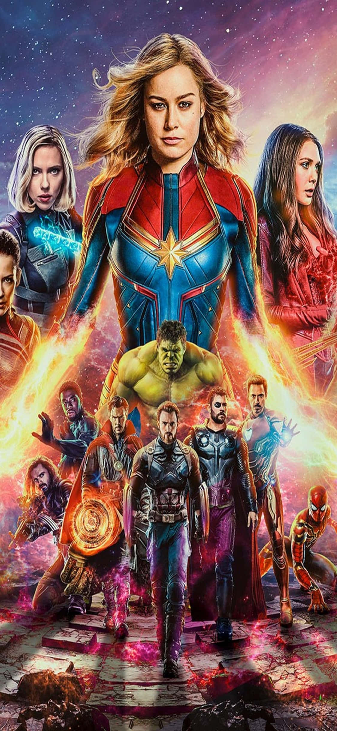 iPhone Xs ve Marvel'in Yenilmezleri ile Savaşa Hazırlanın! Duvar Kağıdı