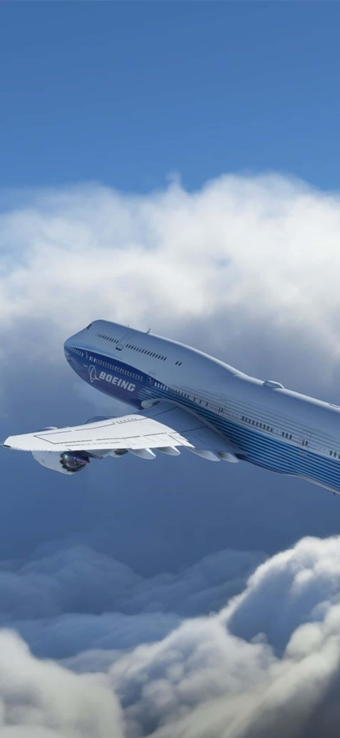 iPhone Xs ve Microsoft Flight Simulator ile Sanal Olarak Göklere Yükselin Duvar Kağıdı