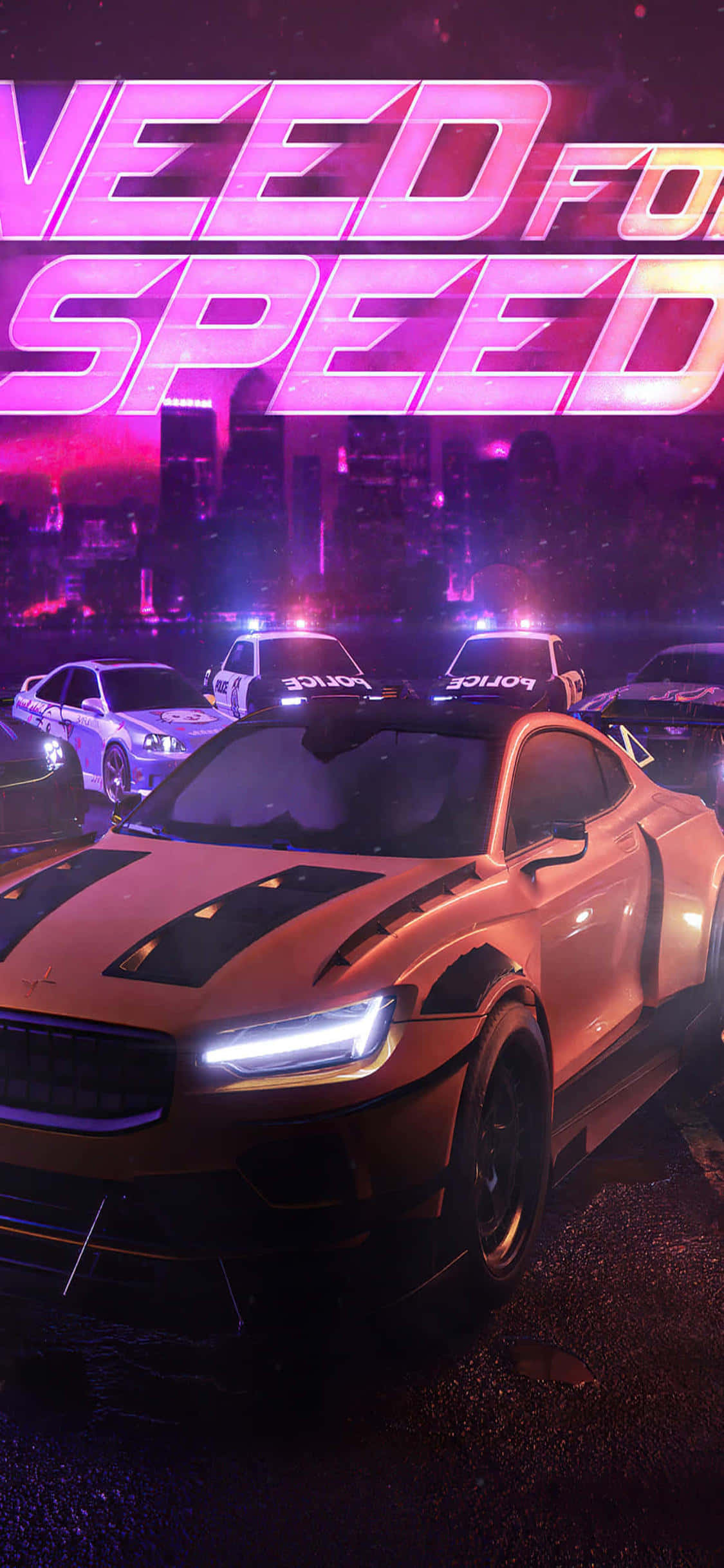 "iPhone Xs ve Need For Speed Heat ile asfaltı yakmaya hazır!" Duvar Kağıdı