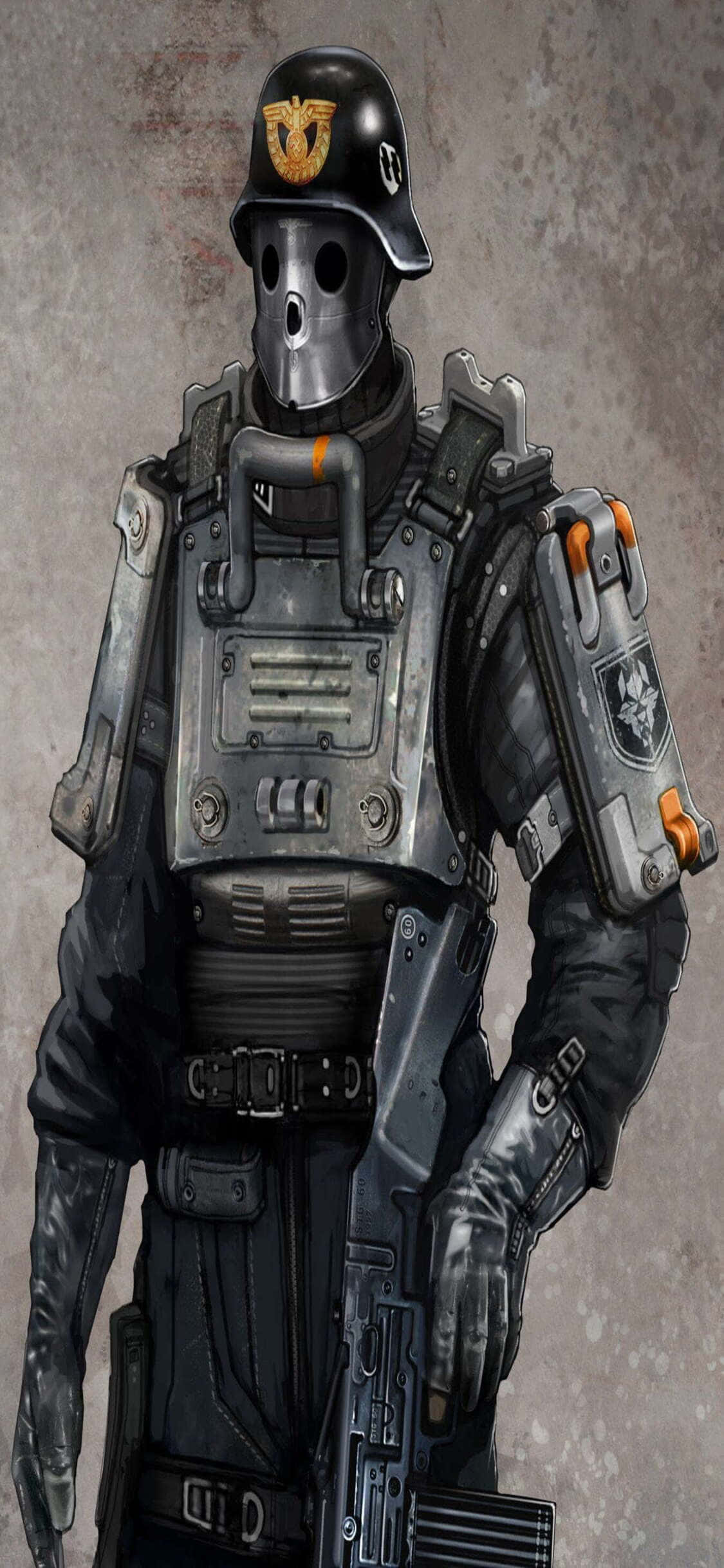 iPhone Xs ve Wolfenstein II ile oyun dolu bir maceraya hazır mısınız? Duvar Kağıdı