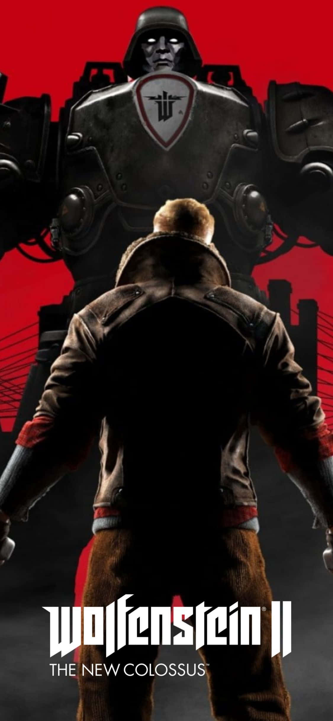 iPhone Xs Wolfenstein Ii Yüzleşme Arka Planı Duvar Kağıdı