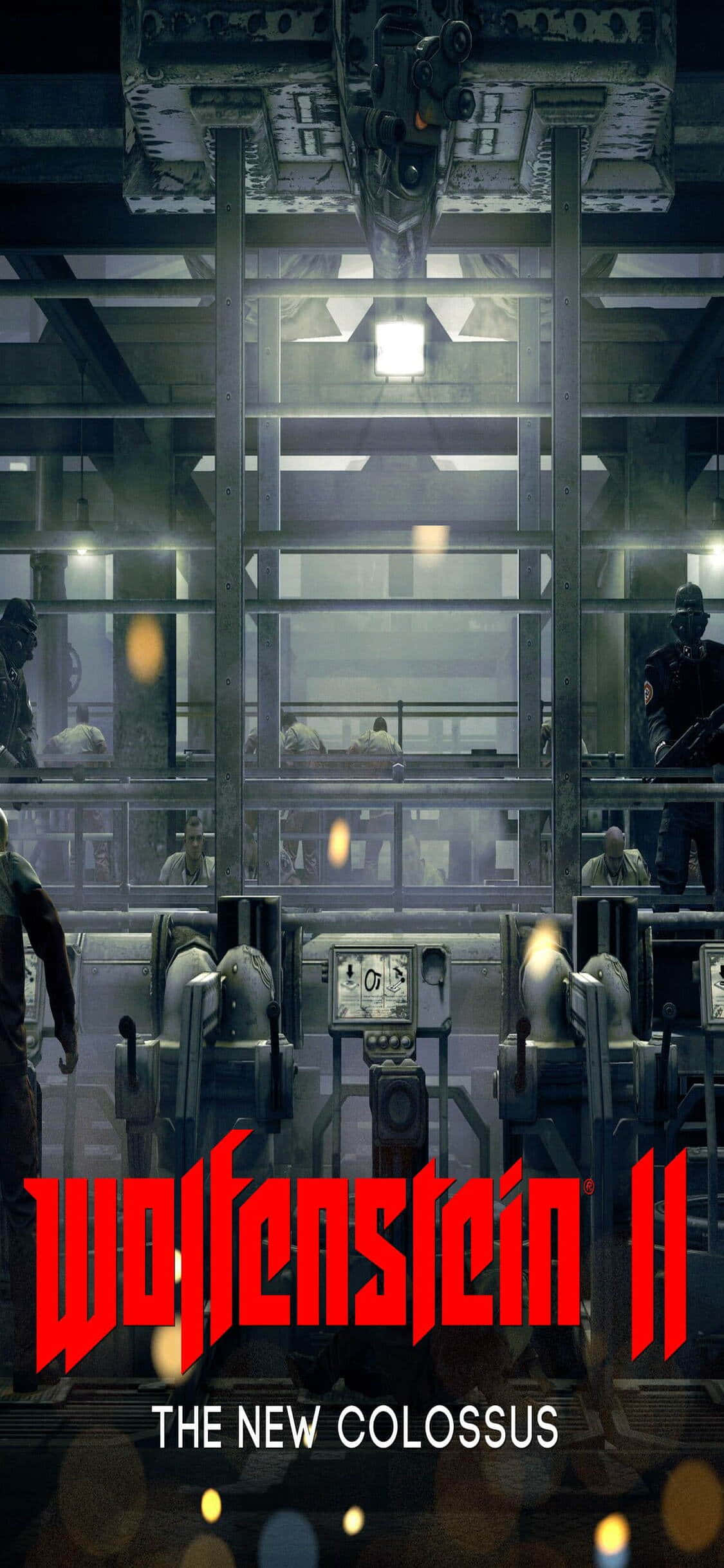 iPhone Xs Wolfenstein II Depo Üssü Arka Planı Duvar Kağıdı