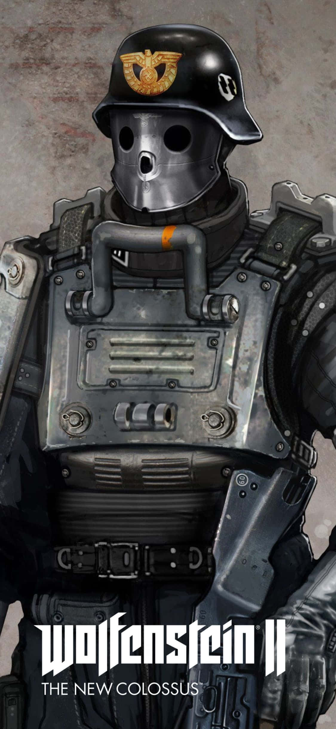 iPhone Xs Wolfenstein II Devriye Askeri Arka Planı Duvar Kağıdı
