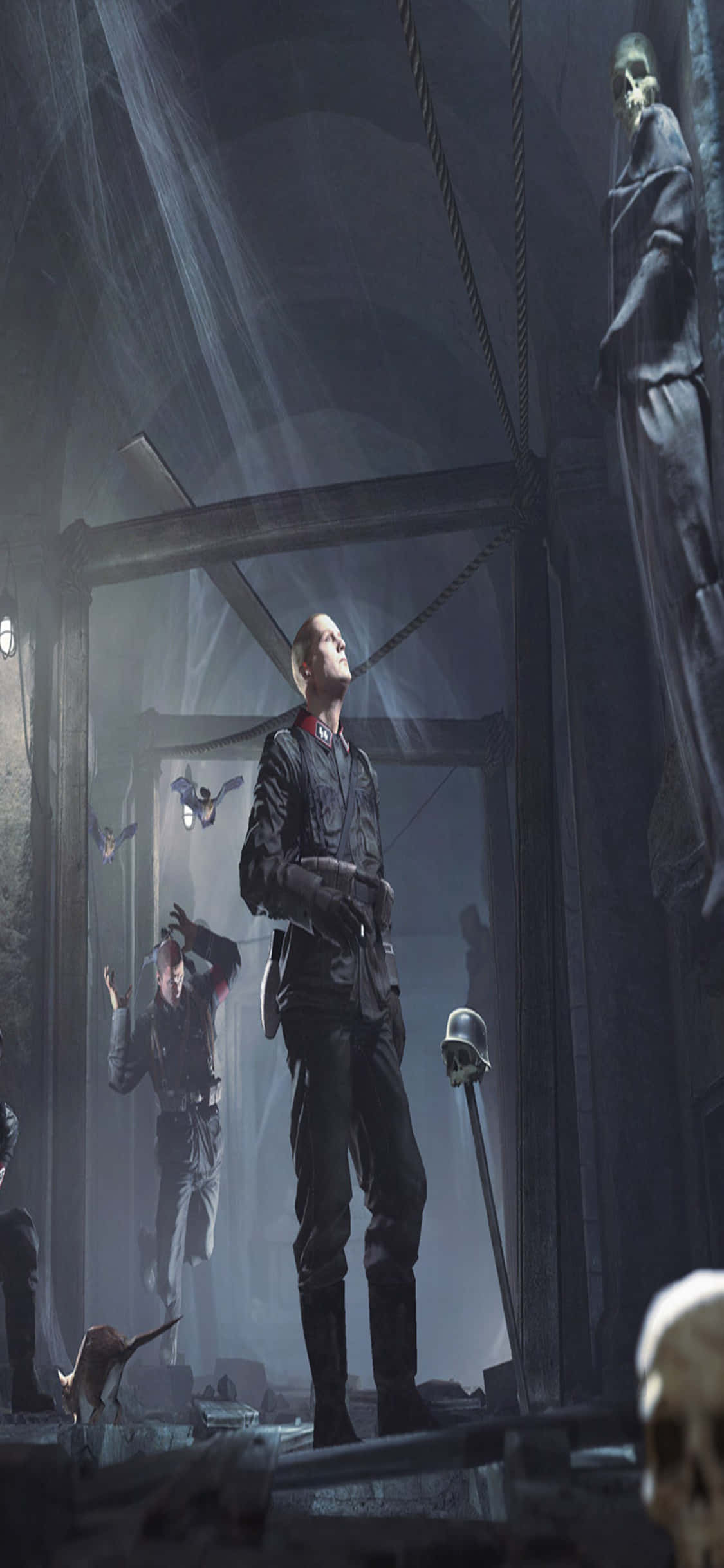 iPhone Xs Wolfenstein II ile nihai oyun deneyimine kendinizi bırakın Duvar Kağıdı