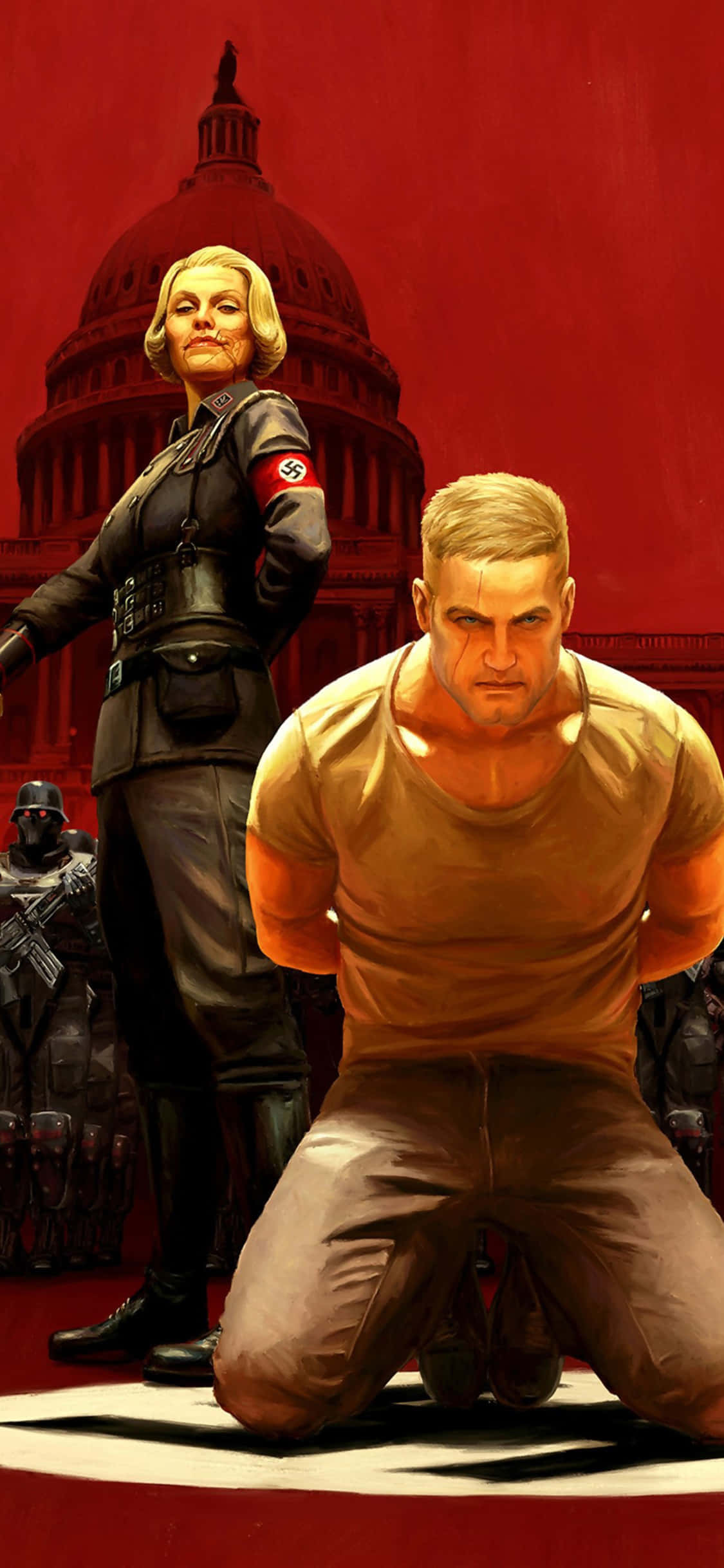 iPhone Xs Wolfenstein II The New Colossus Arkaplan Duvar Kağıdı