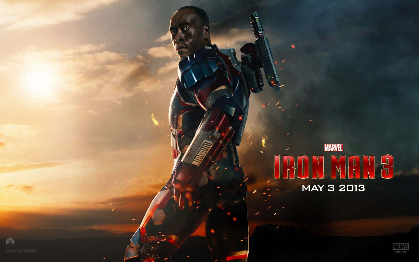 Iron Man 3 Albay James Rhodes Duvar Kağıdı