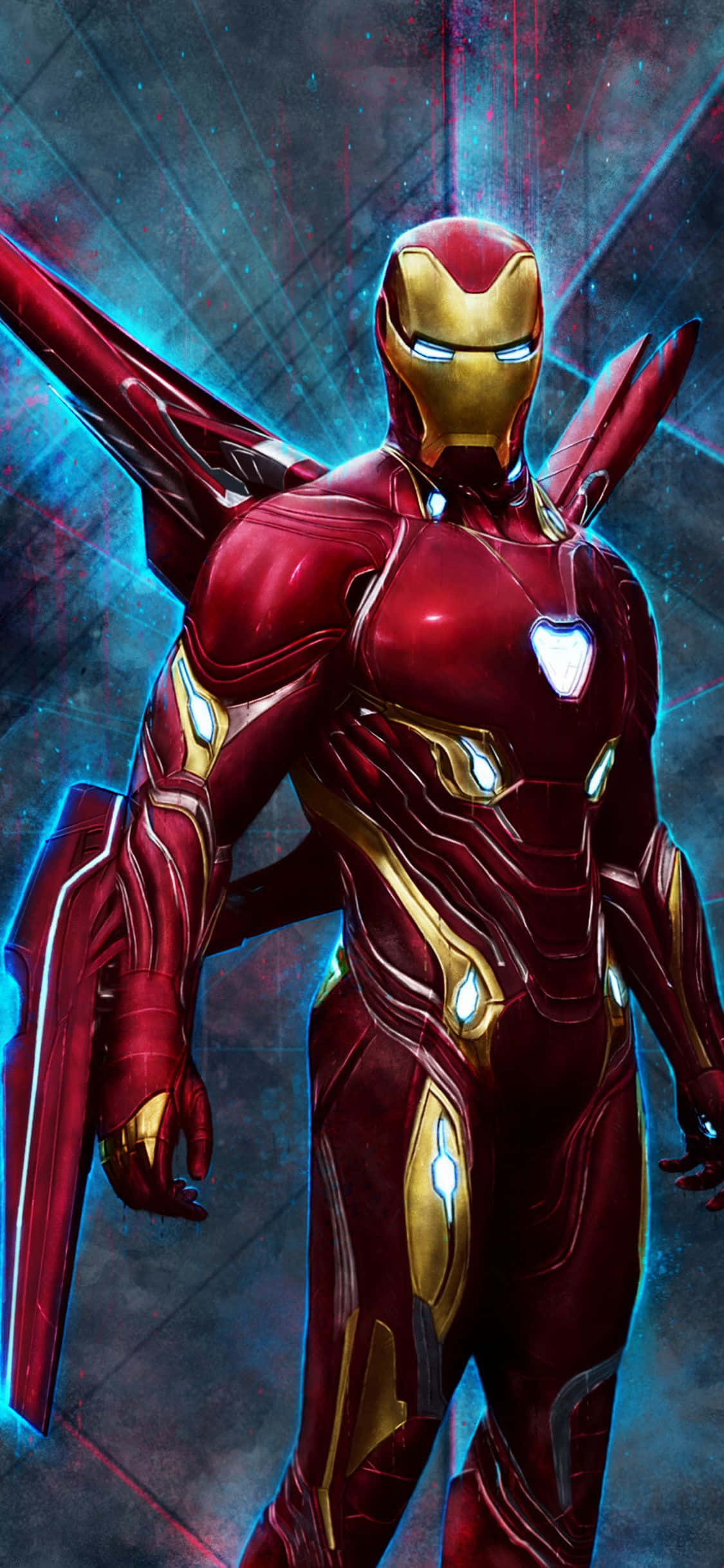 Iron Man'in Gücünü iPhone X ile Serbest Bırakın Duvar Kağıdı