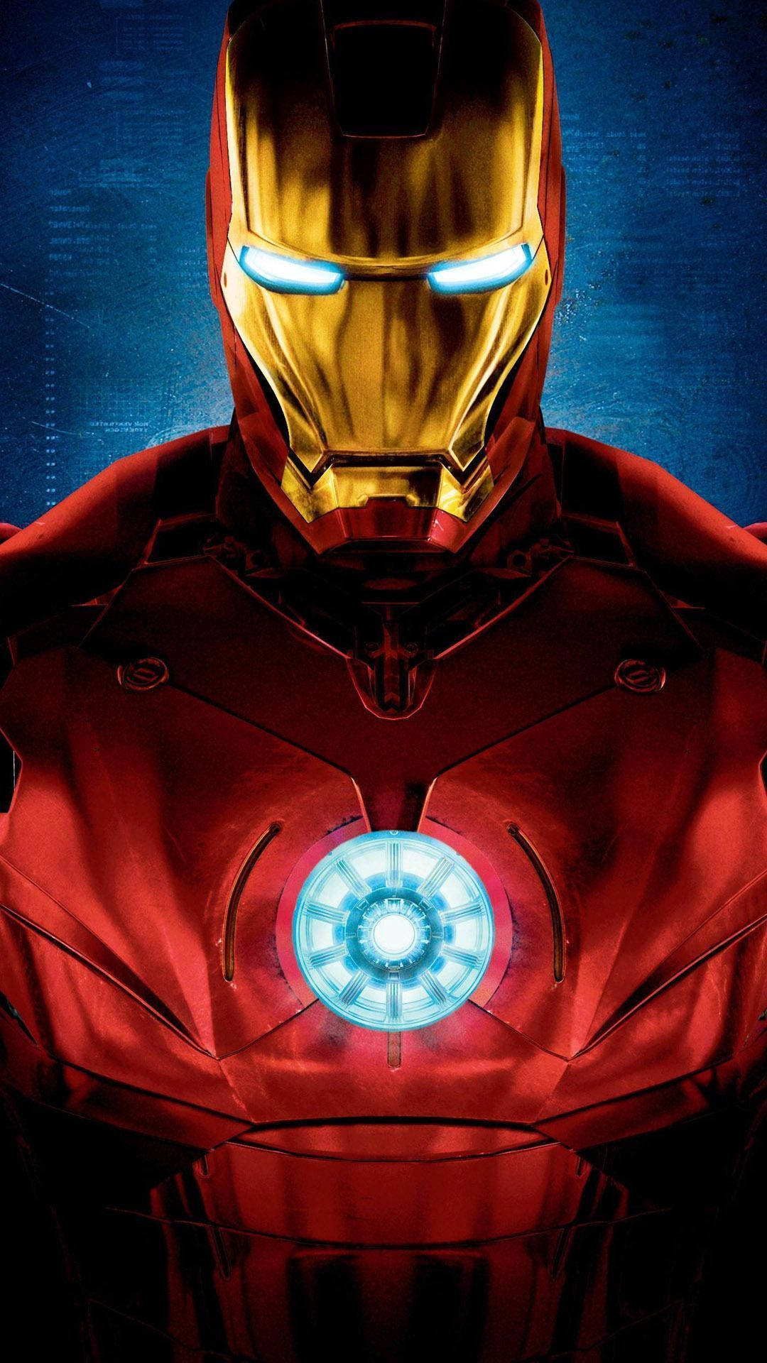Iron Man kırmızı zırh duvar kağıdı