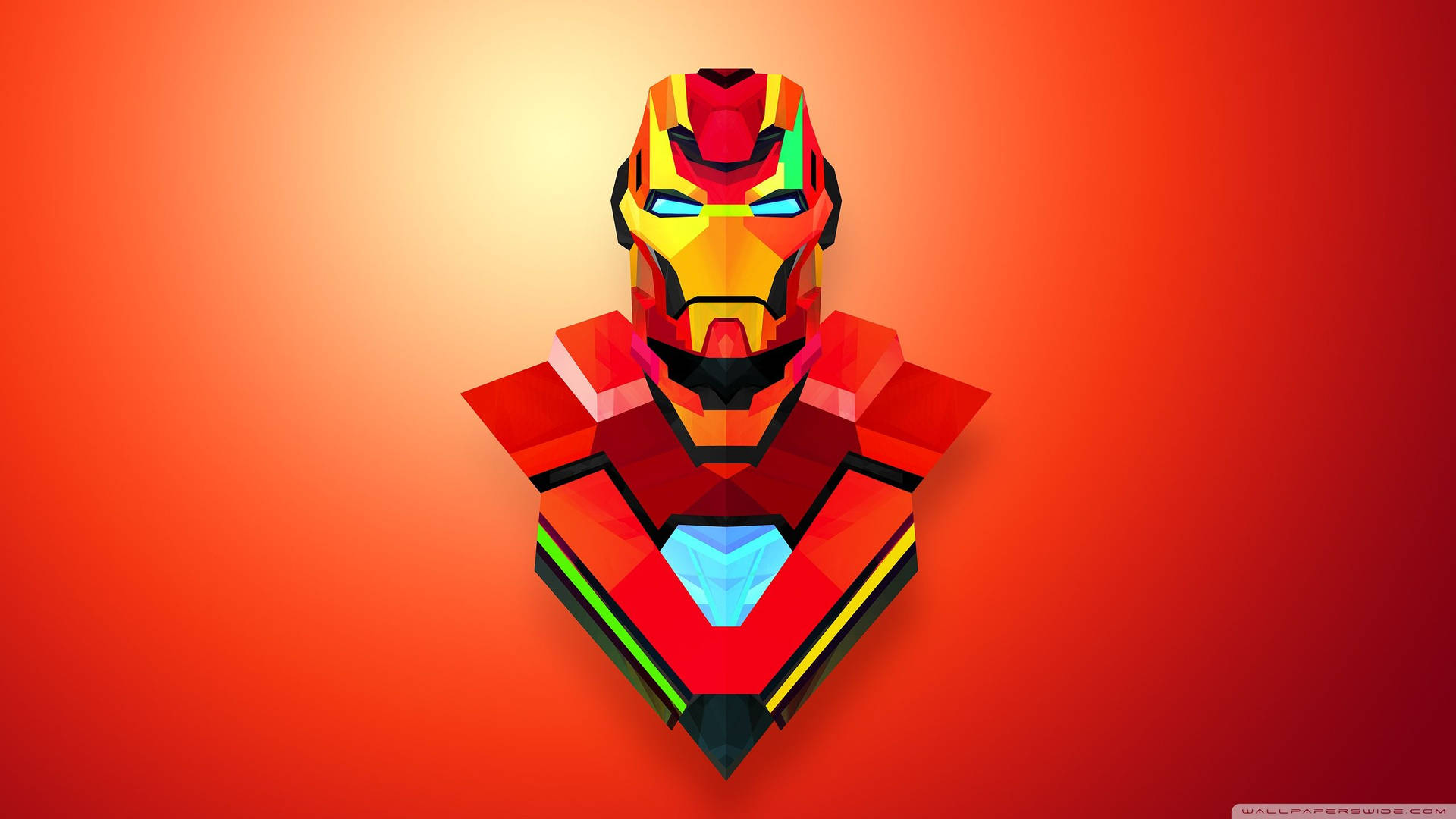 Iron Man soyut sanat duvar kağıdı