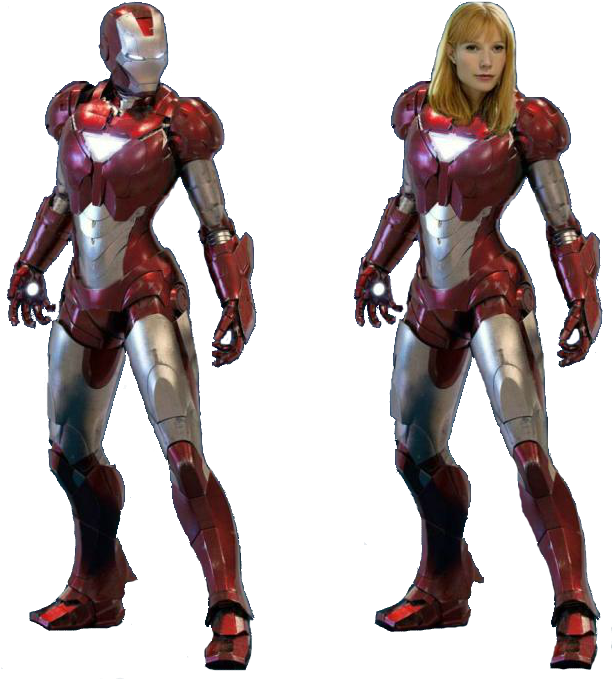 Iron Man Zırhı Kadın Kafa Düzenlemesi Duvar Kağıdı