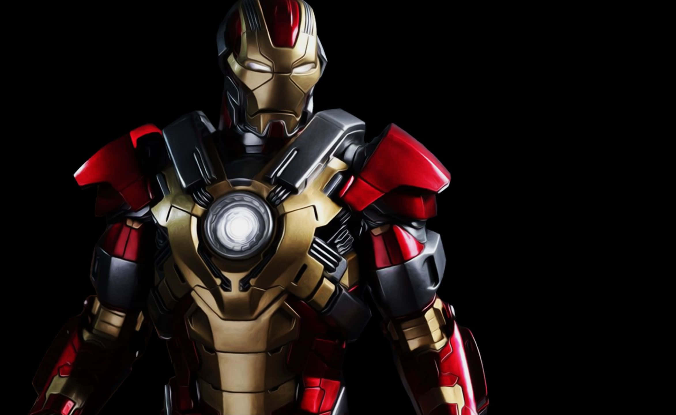 Iron Man Zırhı Portresi Duvar Kağıdı