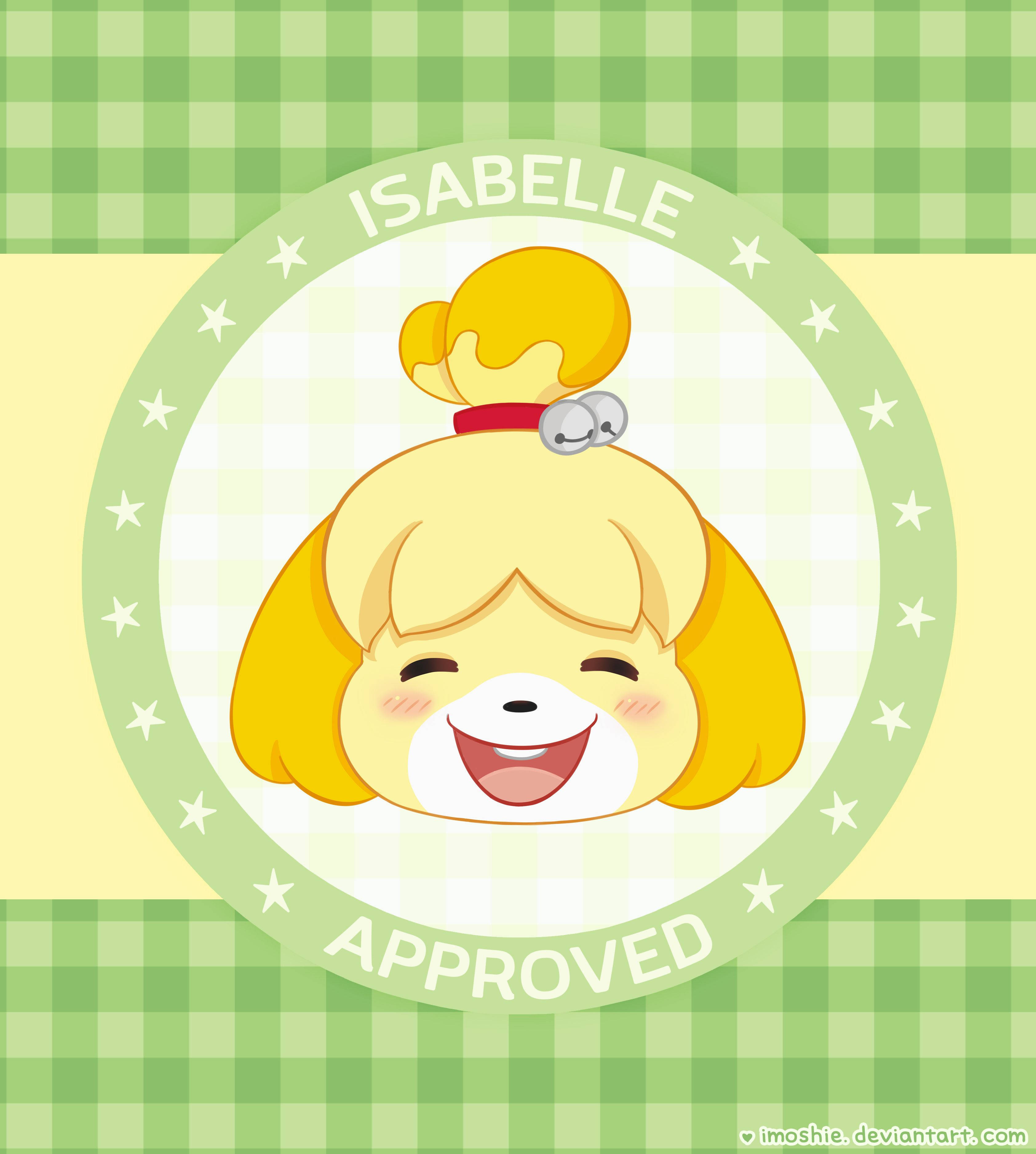 Animal Crossing'de Isabelle ile Adada Yaşamak Duvar Kağıdı