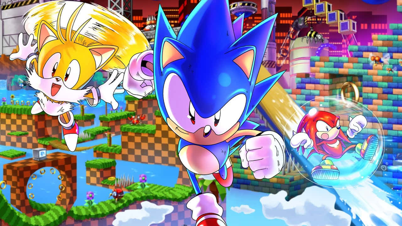Işık Hızından Daha Hızlı Koşan Sonic ile Tanışın! Duvar Kağıdı