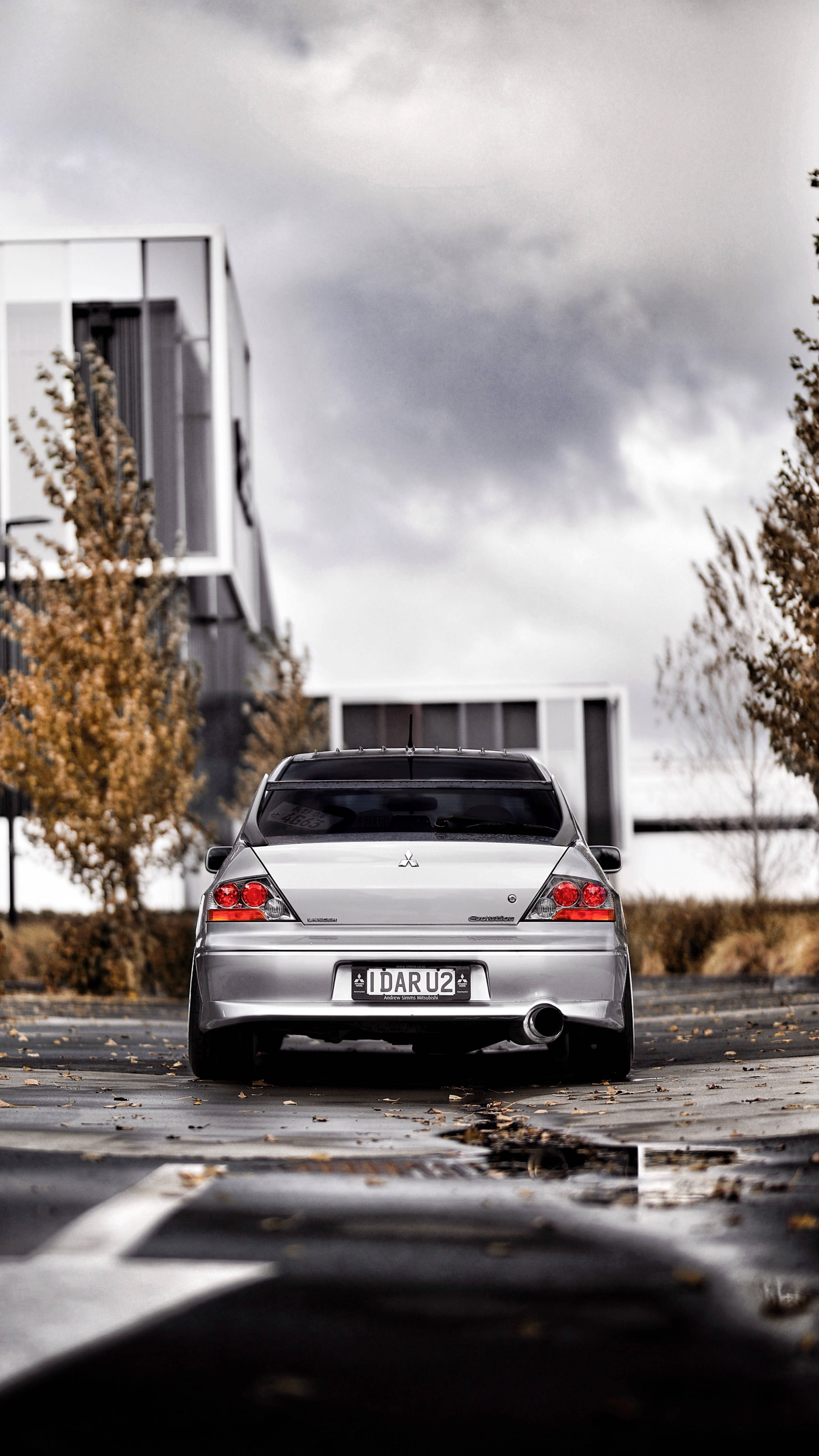 Islak Teal ve Siyah JDM Arabalar Duvar Kağıdı
