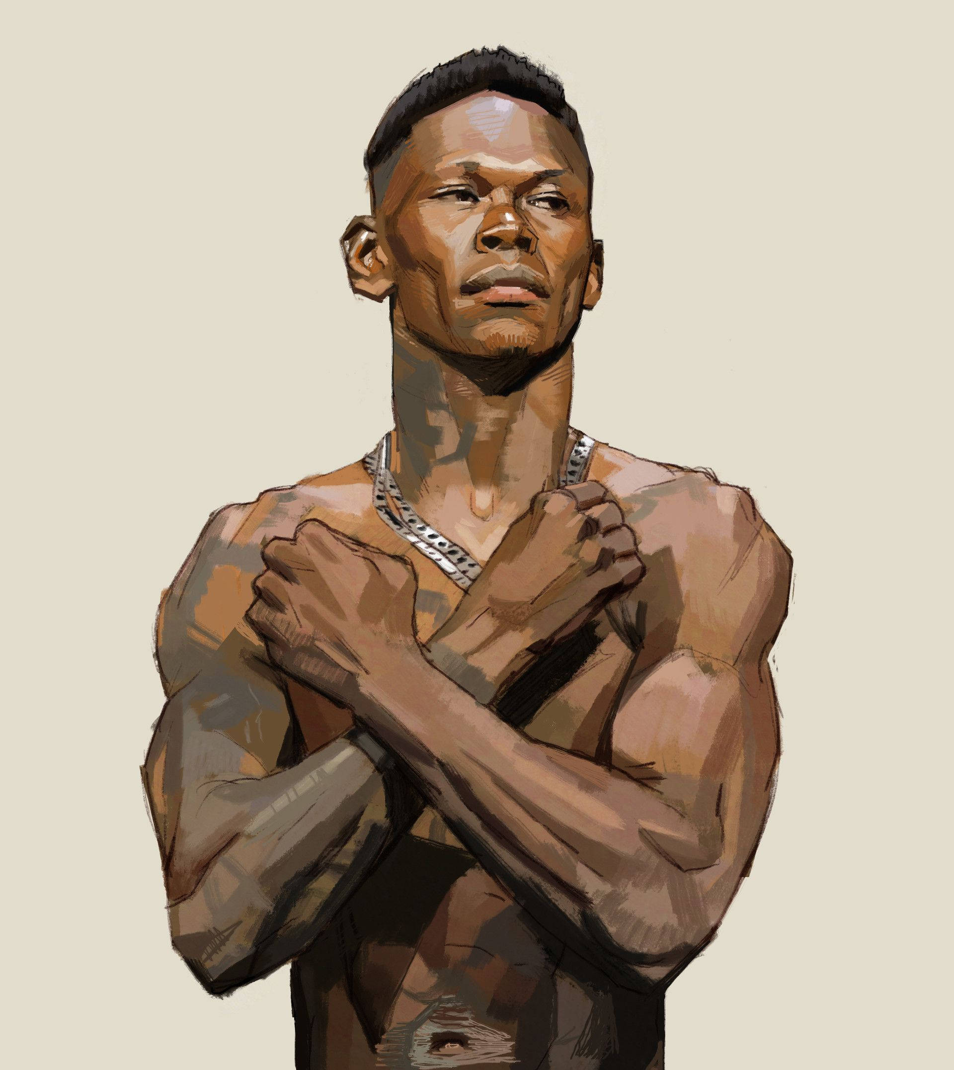 Israel Adesanya Wakanda Selamı Duvar Kağıdı