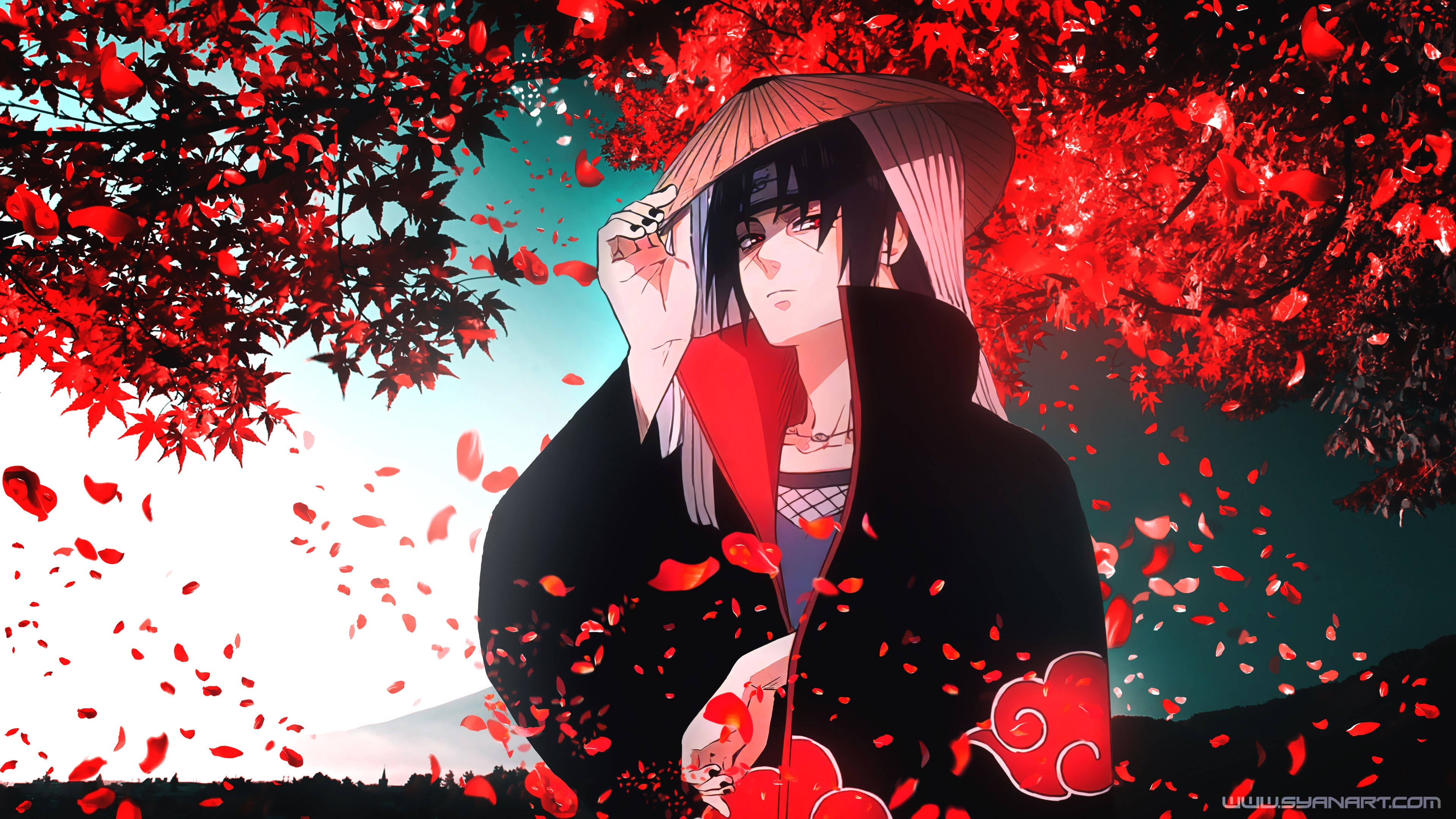 Itachi Sanat Eseri 4K Ultra HD Naruto Duvar Kağıdı
