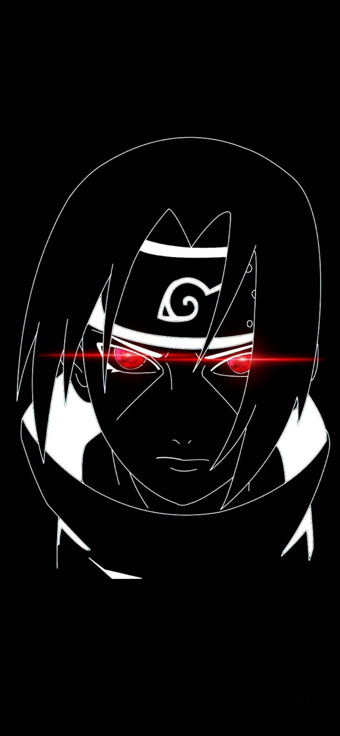 Itachi Telefon Koyu Estetik Duvar Kağıdı